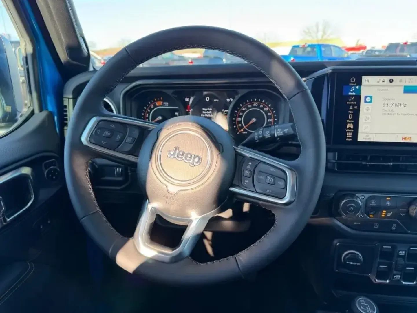 2026 /Black Leather Jeep Wrangler Sahara (1C4PJXEN3TW) with an 2.0L engine, 6M transmission, located at 970 Woodlawn Dr., Farmington, MO, 63640, (573) 431-7800, 37.825642, -90.468674 - ### Explore Life's Adventures with the 2026 Jeep Wrangler Sahara A Perfect SUV for All Your Family Escapades!<br /> <br /> Are you ready to elevate your lifestyle? The 2026 Jeep Wrangler Sahara in an eye-catching Hydro Blue is not just an SUV; it's your gateway to adventure! Whether you're hitting - Photo#10