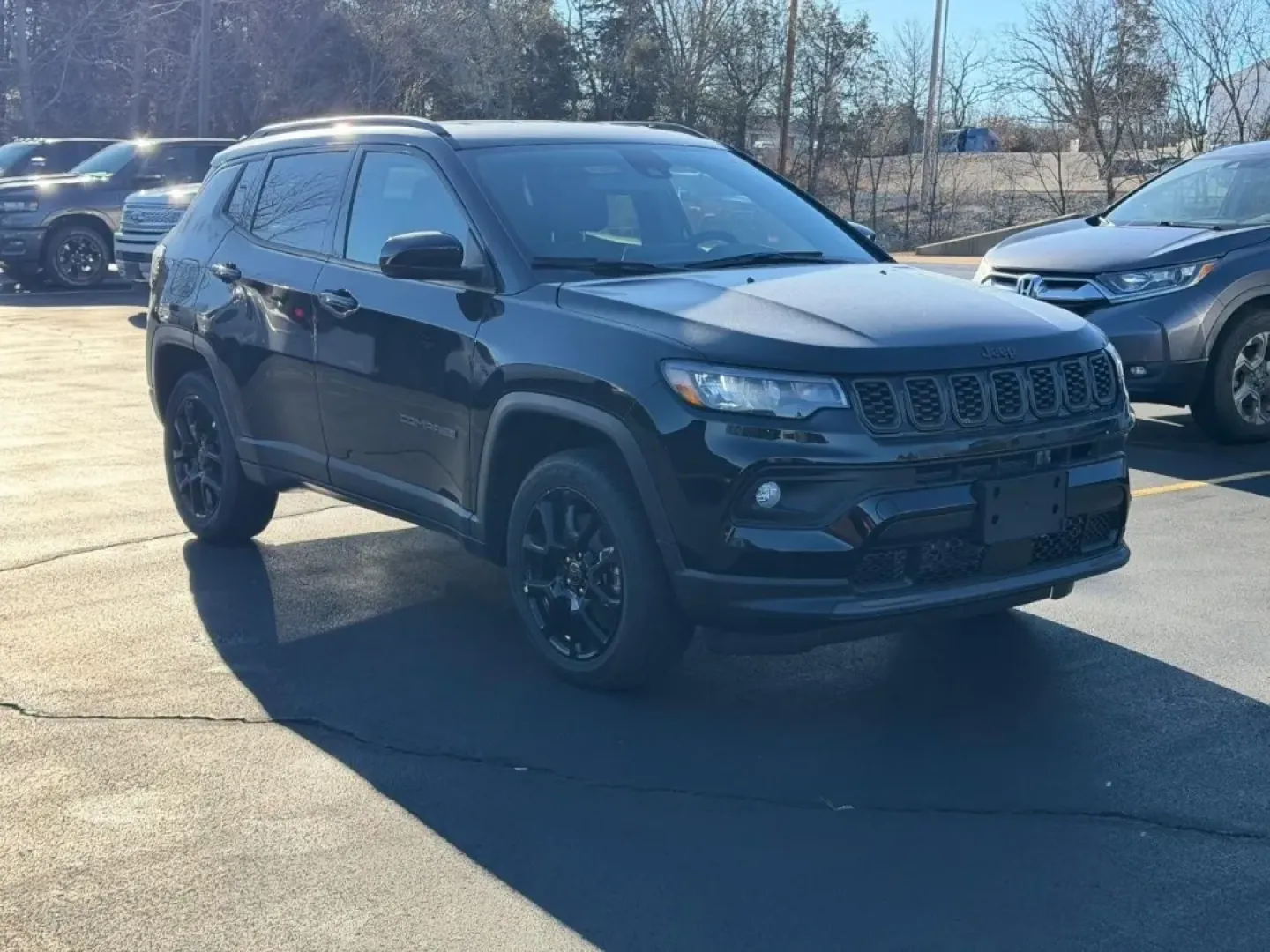 2026 /Black Leather Trimmed Jeep Compass Latitude (3C4NJDBN4TT) with an 2.0L engine, located at 970 Woodlawn Dr., Farmington, MO, 63640, (573) 431-7800, 37.825642, -90.468674 - **Adventure Awaits: Discover Your Next SUV at Pettus CDJR Farmington!**<br /> <br /> Are you ready to elevate your driving experience? Whether you're navigating the hustle and bustle of city life or embarking on weekend adventures, the 2026 Jeep Compass is the SUV that seamlessly blends style, comfo - Photo#0