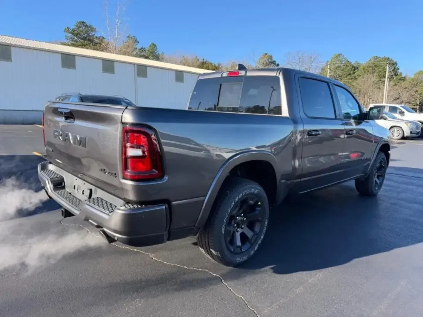 2026 /Black Cloth Ram 1500 Big Horn/Lone Star (1C6SRFFP1TN) with an 3.0L Straight 6 engine, 8A transmission, located at 970 Woodlawn Dr., Farmington, MO, 63640, (573) 431-7800, 37.825642, -90.468674 - Are you in search of a vehicle that can elevate your lifestyle, whether you're tackling weekend adventures, managing daily commutes, or hauling gear for family outings? Look no further! At Pettus CDJR Farmington, we proudly present a stunning 2026 Ram 1500 Big Horn that promises to be the perfect co - Photo#2