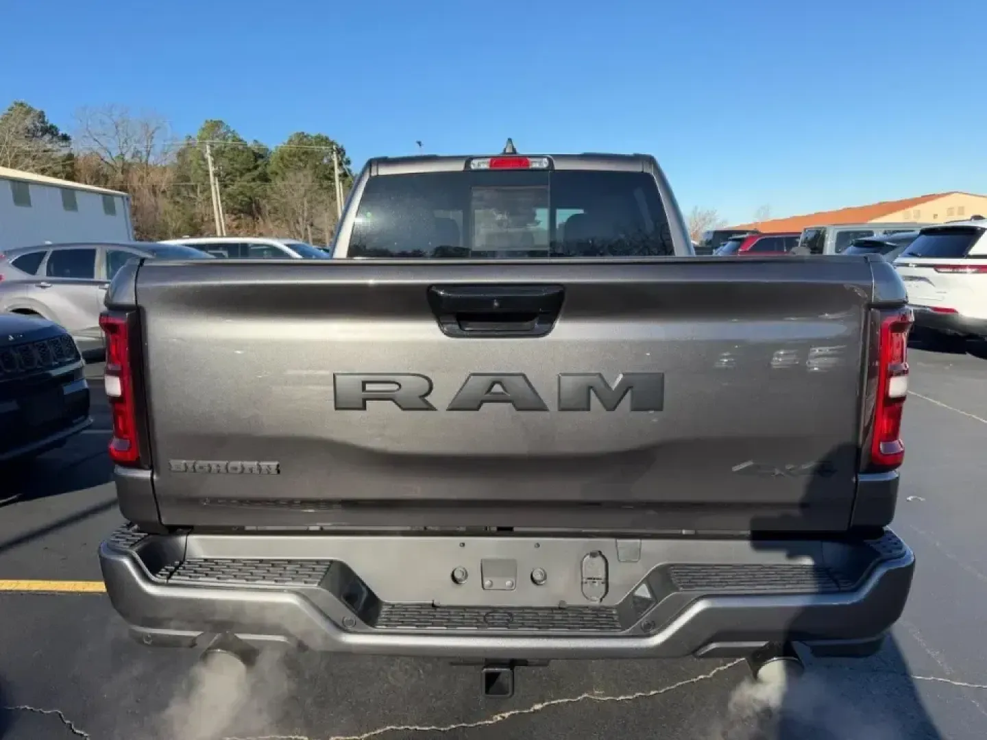 2026 /Black Cloth Ram 1500 Big Horn/Lone Star (1C6SRFFP1TN) with an 3.0L Straight 6 engine, 8A transmission, located at 970 Woodlawn Dr., Farmington, MO, 63640, (573) 431-7800, 37.825642, -90.468674 - Are you in search of a vehicle that can elevate your lifestyle, whether you're tackling weekend adventures, managing daily commutes, or hauling gear for family outings? Look no further! At Pettus CDJR Farmington, we proudly present a stunning 2026 Ram 1500 Big Horn that promises to be the perfect co - Photo#3