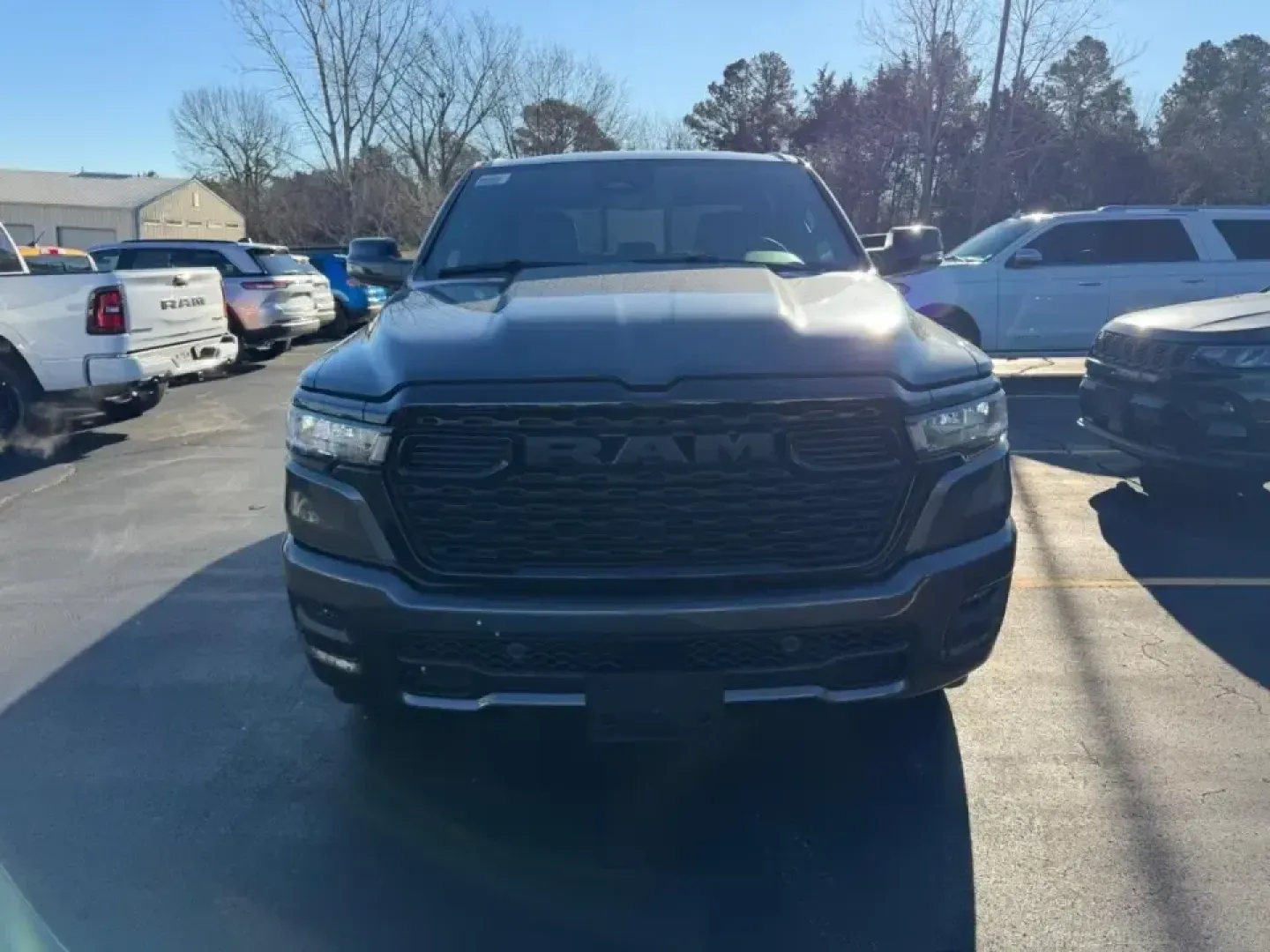 2026 /Black Cloth Ram 1500 Big Horn/Lone Star (1C6SRFFP1TN) with an 3.0L Straight 6 engine, 8A transmission, located at 970 Woodlawn Dr., Farmington, MO, 63640, (573) 431-7800, 37.825642, -90.468674 - Are you in search of a vehicle that can elevate your lifestyle, whether you're tackling weekend adventures, managing daily commutes, or hauling gear for family outings? Look no further! At Pettus CDJR Farmington, we proudly present a stunning 2026 Ram 1500 Big Horn that promises to be the perfect co - Photo#7