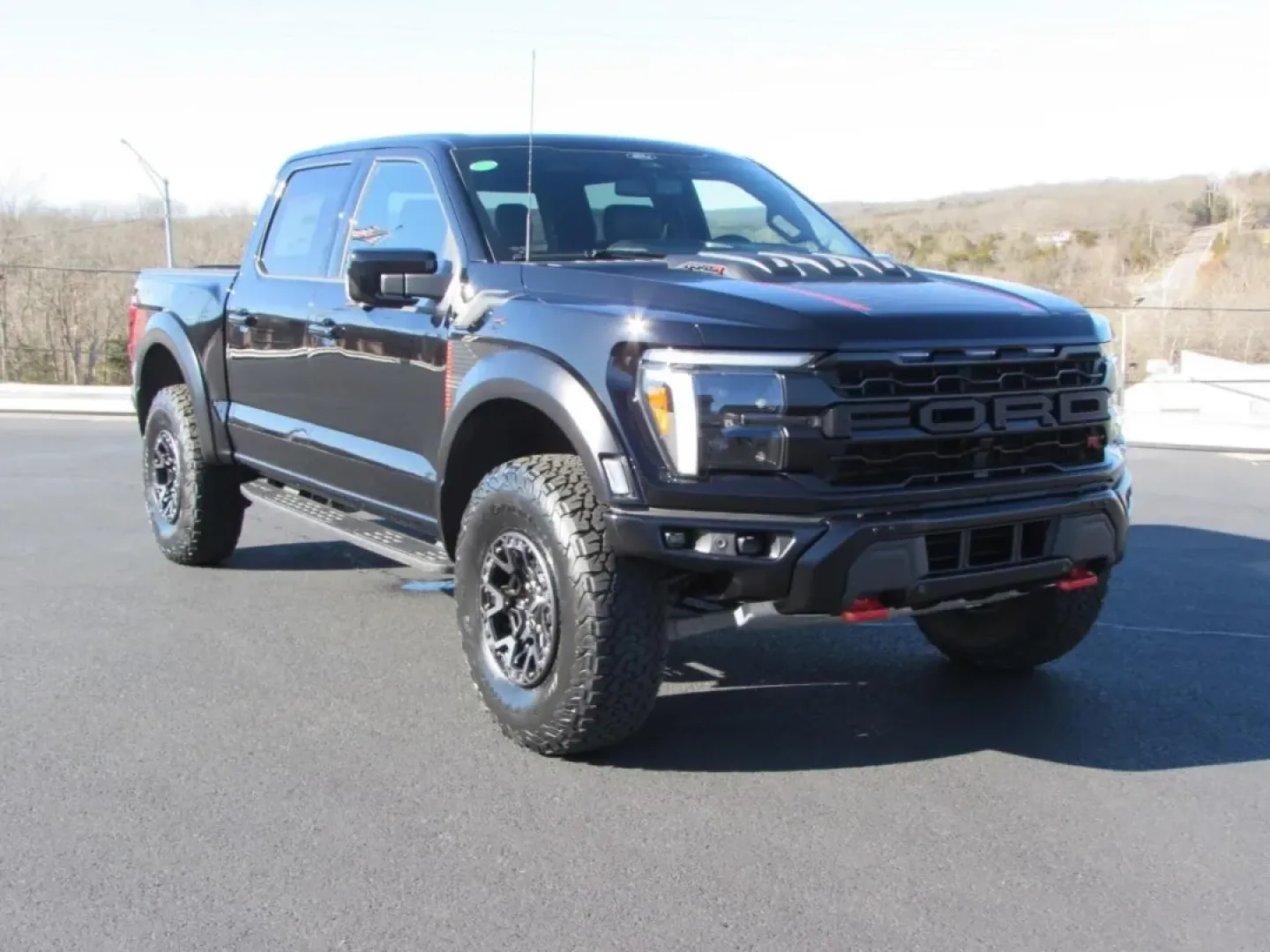 2026 /Black Ford F-150 Raptor (1FTFW1RJ4TF) with an 5.2L engine, Automatic transmission, located at 12836 Highway 21, De Soto, MO, 63020, (636) 337-7777, 38.151867, -90.575615 - **Conquer Every Adventure with the 2026 Ford F-150 Raptor at Pettus Ford De Soto!**<br /> <br /> Are you ready to elevate your driving experience? The 2026 Ford F-150 Raptor is more than just a truck; it's a lifestyle choice designed for those who crave adventure, whether you're tackling tough terra - Photo#0