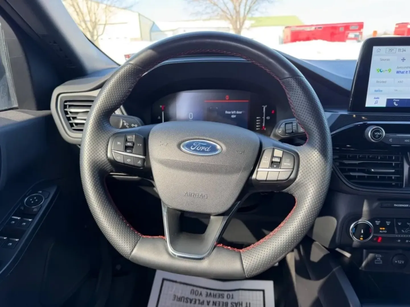 2023 /Ebony Leather Trimmed Ford Escape ST-Line (1FMCU9MN5PU) with an 1.5L EcoBoost engine, Automatic transmission, located at 970 Woodlawn Dr., Farmington, MO, 63640, (573) 431-7800, 37.825642, -90.468674 - Are you ready to elevate your daily commute or weekend adventures? Look no further than this stunning 2023 Ford Escape ST-Line, now available at Pettus CDJR Farmington! With its sleek design, advanced features, and exceptional fuel efficiency, this SUV is perfect for anyone looking to blend style wi - Photo#11