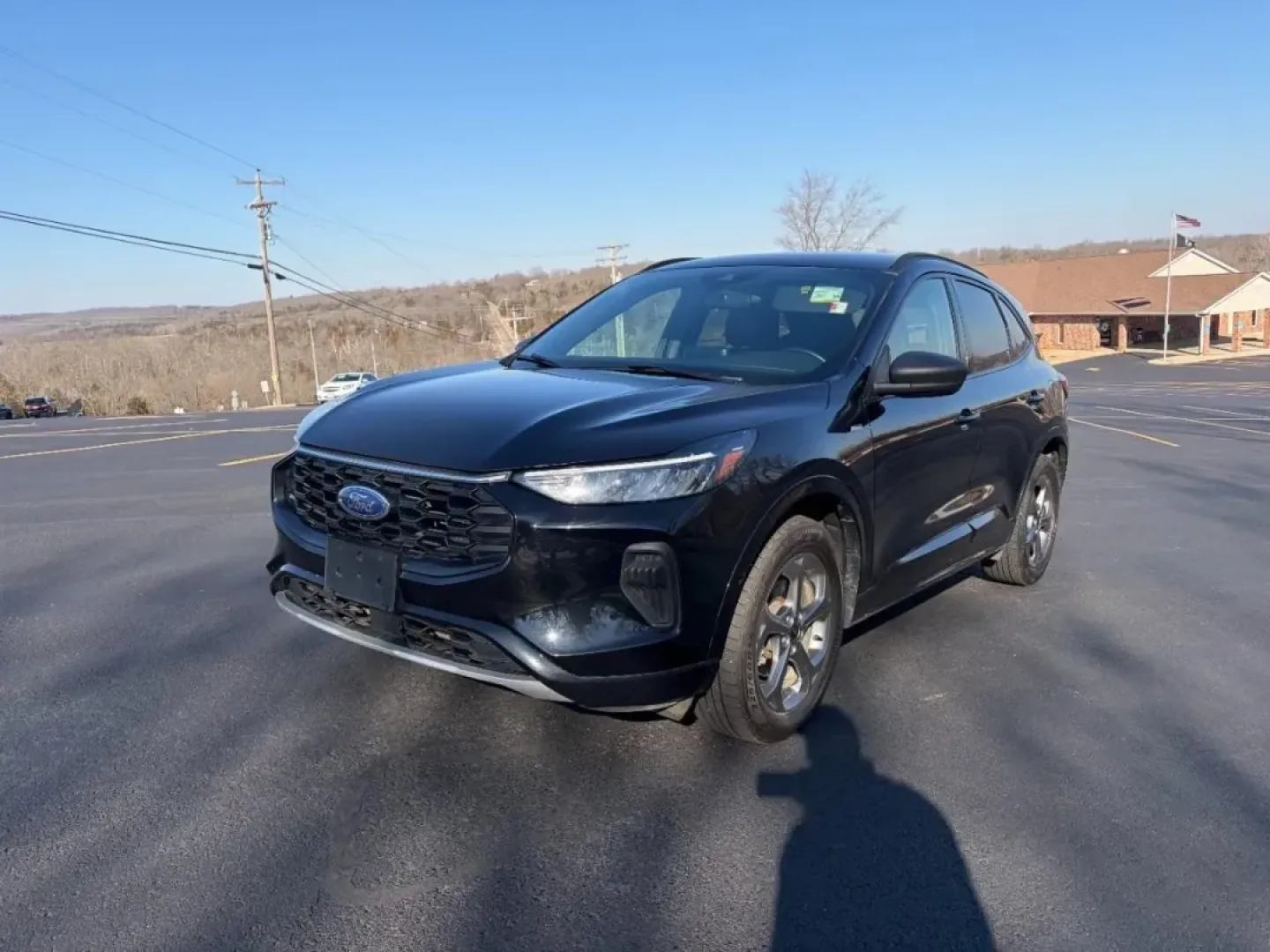 2023 /Ebony Ford Escape ST-Line (1FMCU9MN4PU) with an 1.5L L3 engine, Automatic transmission, located at 12836 Highway 21, De Soto, MO, 63020, (636) 337-7777, 38.151867, -90.575615 - **Unleash Your Adventurous Spirit with the 2023 Ford Escape ST-Line!**<br /> <br /> Are you ready to elevate your daily commute and weekend adventures? The 2023 Ford Escape ST-Line is your perfect companion, offering a blend of style, comfort, and practicality for anyone seeking an exciting lifestyl - Photo#0