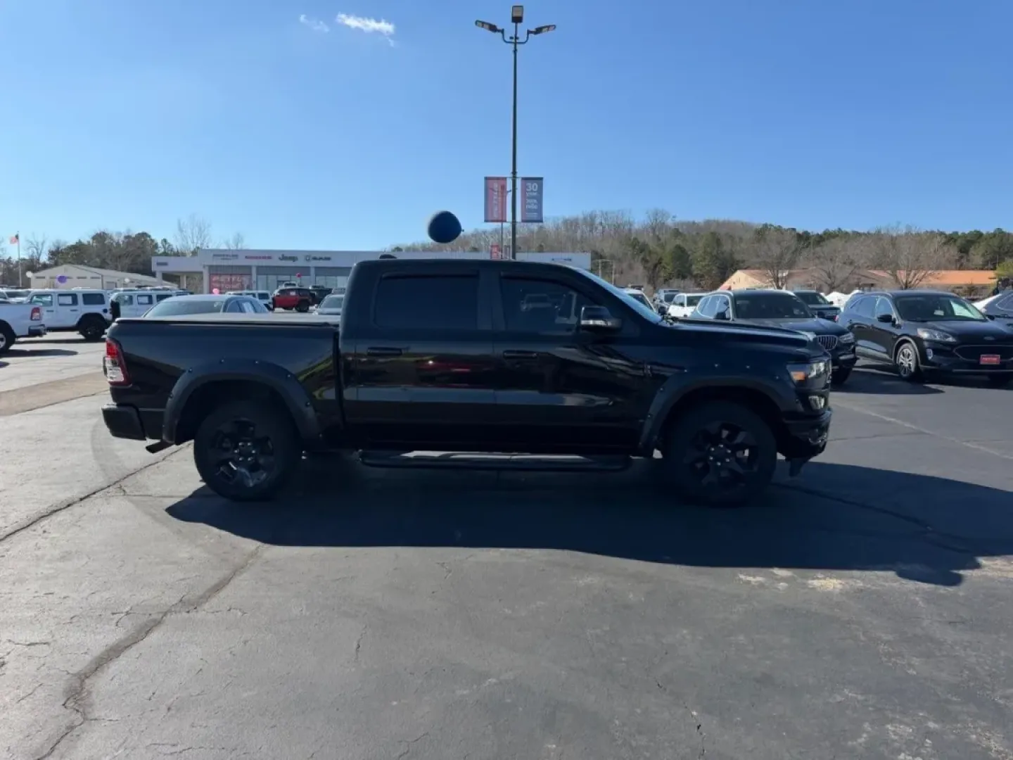 2019 /Diesel Gray/Black Cloth Ram 1500 Big Horn/Lone Star (1C6RRFFG5KN) with an 3.6L V6 24V VVT eTorque UPG I engine, Automatic transmission, located at 970 Woodlawn Dr., Farmington, MO, 63640, (573) 431-7800, 37.825642, -90.468674 - **Discover Your Next Adventure with the 2019 Ram 1500 Big Horn/Lone Star at Pettus CDJR Farmington!**<br /> <br /> Are you ready to elevate your weekend adventures or tackle your daily commutes with ease? Look no further than this stunning 2019 Ram 1500 Big Horn/Lone Star, available now at Pettus CD - Photo#1