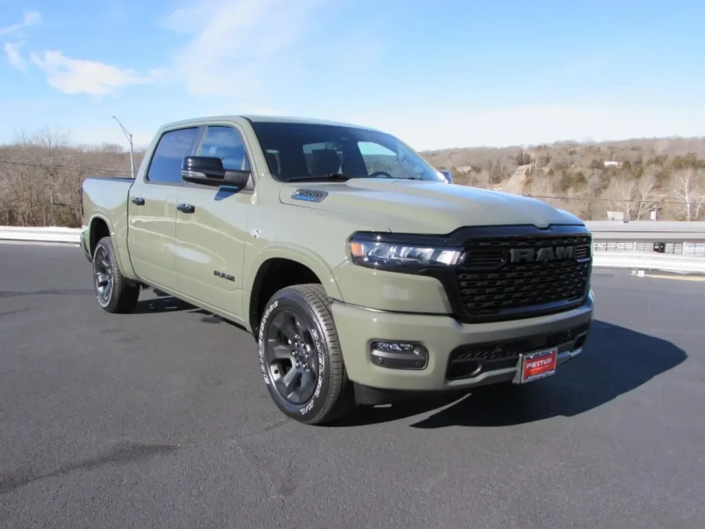 2026 /Black Ram 1500 Big Horn/Lone Star (1C6SRFFT1TN) with an 5.7L V8 OHV 16V engine, 8A transmission, located at 12830 Highway 21, De Soto, MO, 63020, (636) 337-7777, 38.153099, -90.573624 - Rev up your lifestyle with the ultimate workhorse: the 2026 Ram 1500 Big Horn. Whether you're tackling a weekend project, cruising through De Soto, MO, or embarking on a family road trip, this truck is designed to handle it all. With a robust 5.7L engine and four-wheel drive, the Ram 1500 is perfect - Photo#0