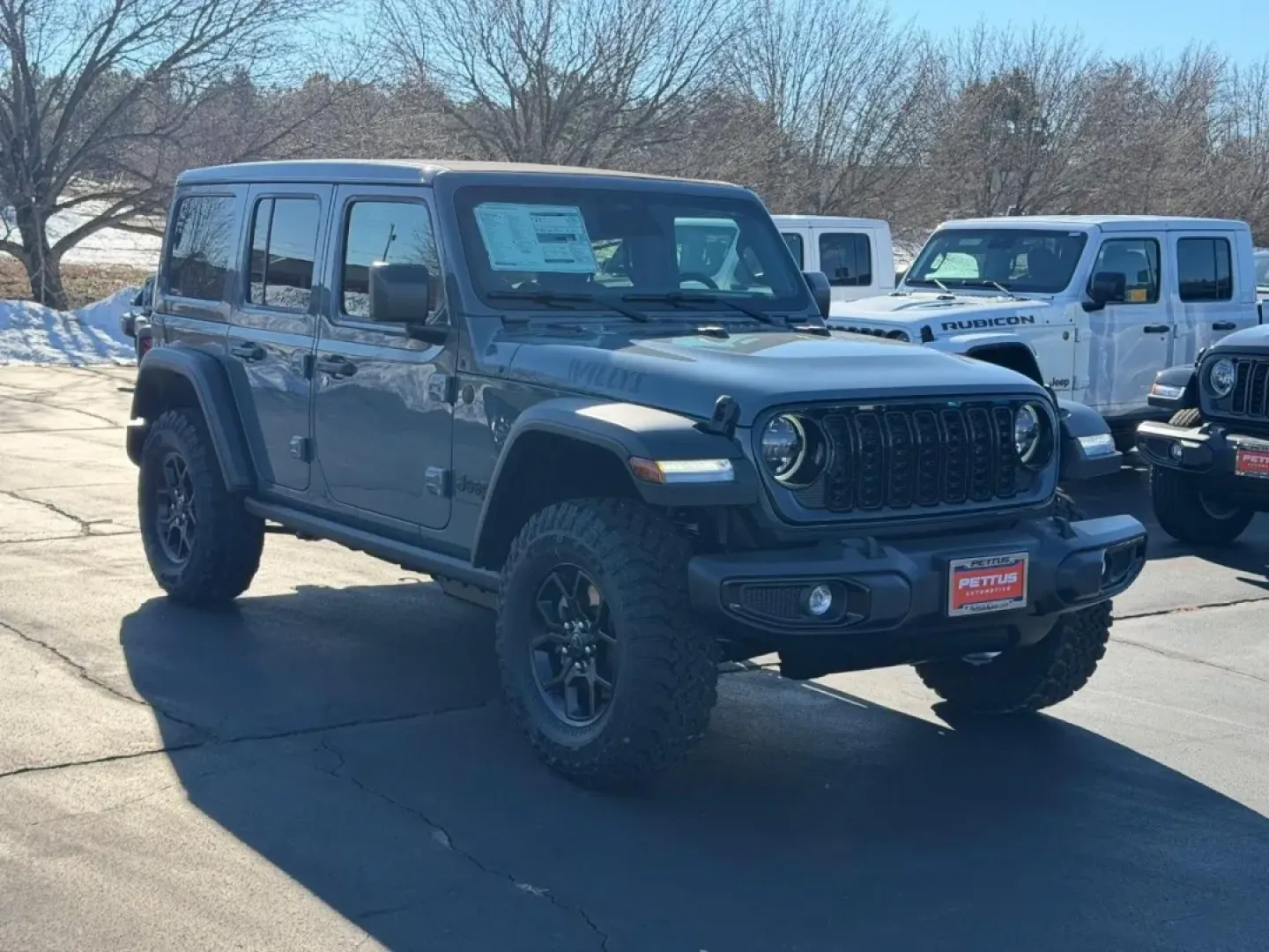 2026 /Black Cloth Jeep Wrangler Willys (1C4PJXDN8TW) with an 2.0L engine, 6M transmission, located at 970 Woodlawn Dr., Farmington, MO, 63640, (573) 431-7800, 37.825642, -90.468674 - **Adventure Awaits with the 2026 Jeep Wrangler Willys at Pettus CDJR Farmington!**<br /> <br /> Are you ready to embrace the great outdoors and explore new horizons? The 2026 Jeep Wrangler Willys is the ultimate companion for those who crave adventure and seek to create lasting memories. With its ru - Photo#0