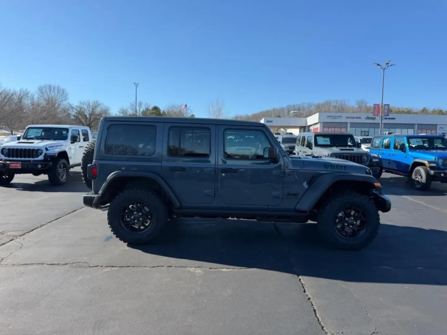 2026 /Black Cloth Jeep Wrangler Willys (1C4PJXDN8TW) with an 2.0L engine, 6M transmission, located at 970 Woodlawn Dr., Farmington, MO, 63640, (573) 431-7800, 37.825642, -90.468674 - **Adventure Awaits with the 2026 Jeep Wrangler Willys at Pettus CDJR Farmington!**<br /> <br /> Are you ready to embrace the great outdoors and explore new horizons? The 2026 Jeep Wrangler Willys is the ultimate companion for those who crave adventure and seek to create lasting memories. With its ru - Photo#1