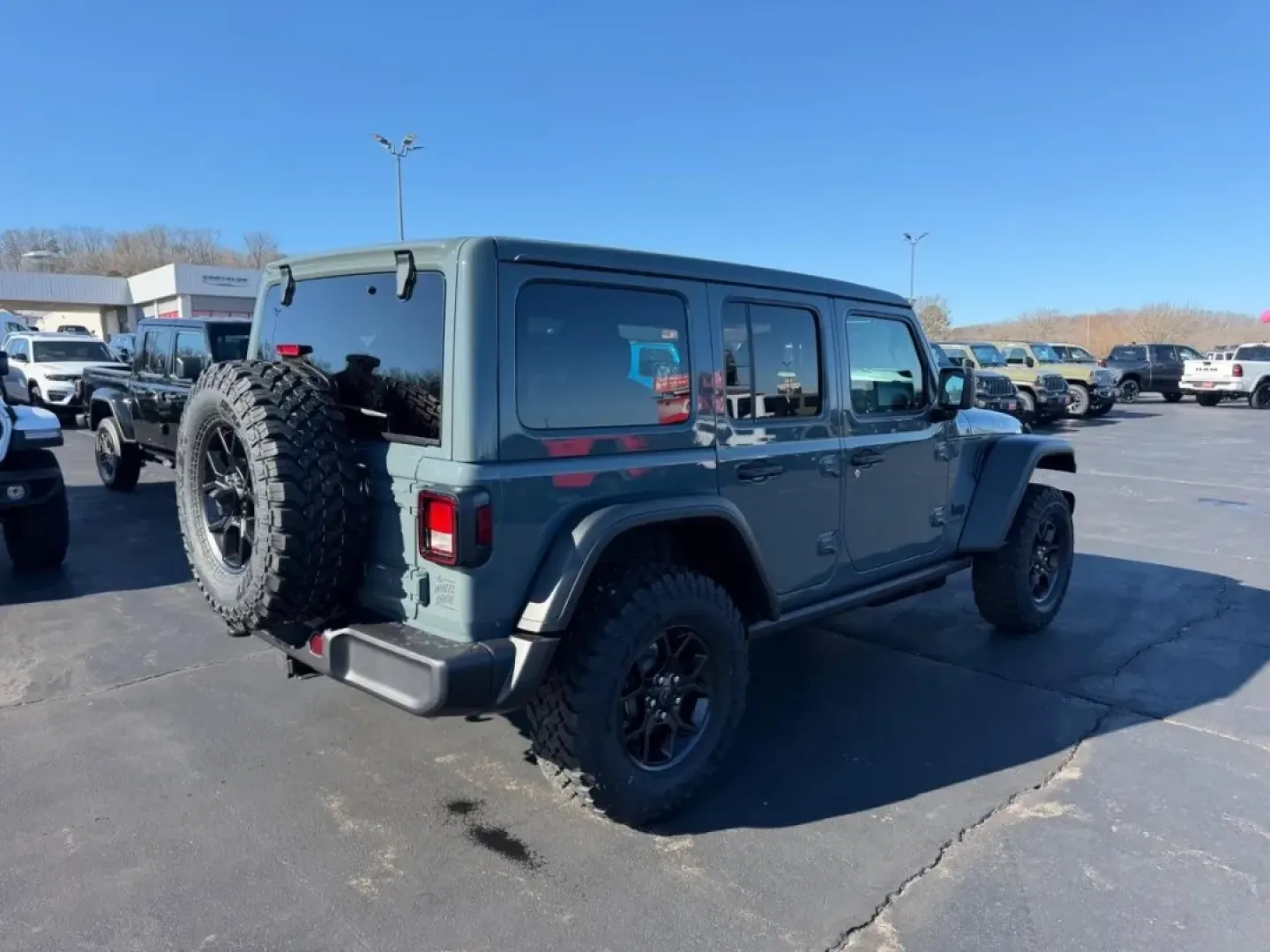 2026 /Black Cloth Jeep Wrangler Willys (1C4PJXDN8TW) with an 2.0L engine, 6M transmission, located at 970 Woodlawn Dr., Farmington, MO, 63640, (573) 431-7800, 37.825642, -90.468674 - **Adventure Awaits with the 2026 Jeep Wrangler Willys at Pettus CDJR Farmington!**<br /> <br /> Are you ready to embrace the great outdoors and explore new horizons? The 2026 Jeep Wrangler Willys is the ultimate companion for those who crave adventure and seek to create lasting memories. With its ru - Photo#2