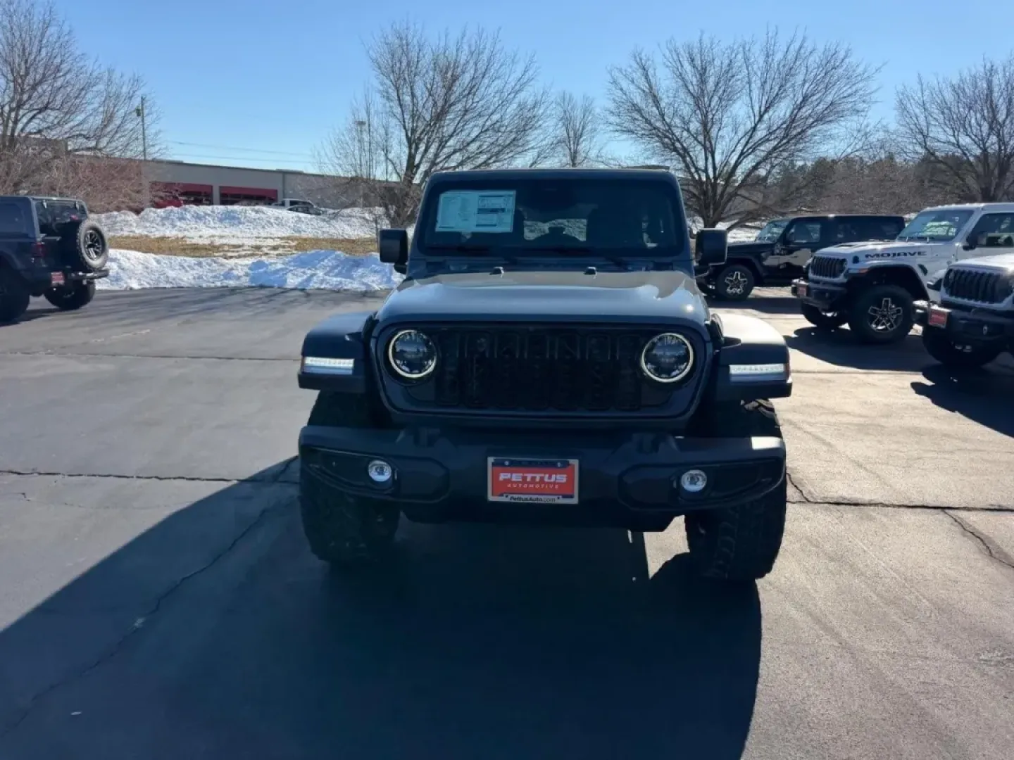 2026 /Black Cloth Jeep Wrangler Willys (1C4PJXDN8TW) with an 2.0L engine, 6M transmission, located at 970 Woodlawn Dr., Farmington, MO, 63640, (573) 431-7800, 37.825642, -90.468674 - **Adventure Awaits with the 2026 Jeep Wrangler Willys at Pettus CDJR Farmington!**<br /> <br /> Are you ready to embrace the great outdoors and explore new horizons? The 2026 Jeep Wrangler Willys is the ultimate companion for those who crave adventure and seek to create lasting memories. With its ru - Photo#7