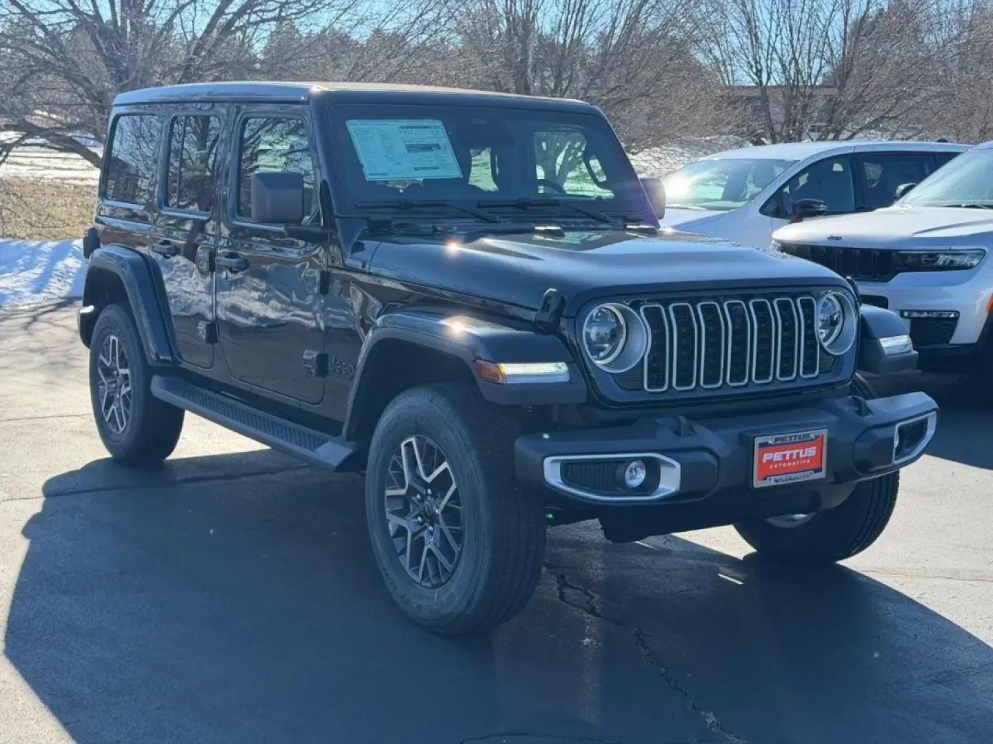 2026 /Black Leather Jeep Wrangler Sahara (1C4PJXEN1TW) with an 2.0L engine, 6M transmission, located at 970 Woodlawn Dr., Farmington, MO, 63640, (573) 431-7800, 37.825642, -90.468674 - **Adventure Awaits with the 2026 Jeep Wrangler Sahara Your Perfect Companion for Weekend Getaways!**<br /> <br /> Are you ready to elevate your outdoor adventures or simply enjoy a versatile, stylish vehicle for your everyday commute? Look no further than the 2026 Jeep Wrangler Sahara, now availabl - Photo#0