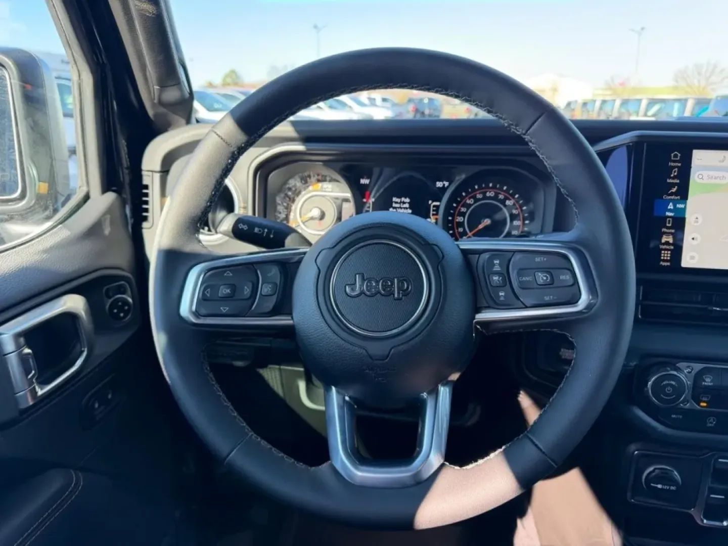 2026 /Black Leather Jeep Wrangler Sahara (1C4PJXEN1TW) with an 2.0L engine, 6M transmission, located at 970 Woodlawn Dr., Farmington, MO, 63640, (573) 431-7800, 37.825642, -90.468674 - **Adventure Awaits with the 2026 Jeep Wrangler Sahara Your Perfect Companion for Weekend Getaways!**<br /> <br /> Are you ready to elevate your outdoor adventures or simply enjoy a versatile, stylish vehicle for your everyday commute? Look no further than the 2026 Jeep Wrangler Sahara, now availabl - Photo#10