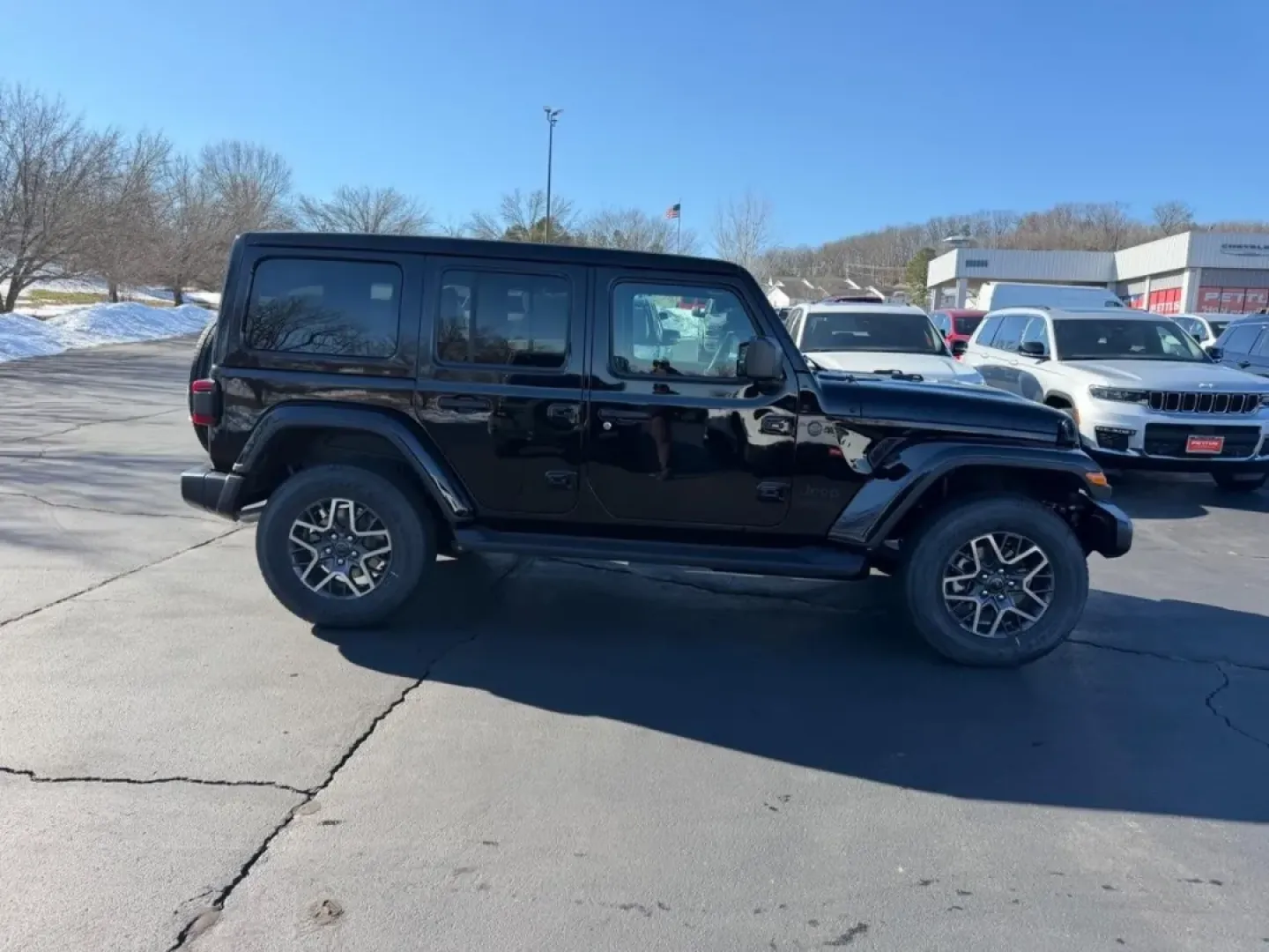 2026 /Black Leather Jeep Wrangler Sahara (1C4PJXEN1TW) with an 2.0L engine, 6M transmission, located at 970 Woodlawn Dr., Farmington, MO, 63640, (573) 431-7800, 37.825642, -90.468674 - **Adventure Awaits with the 2026 Jeep Wrangler Sahara Your Perfect Companion for Weekend Getaways!**<br /> <br /> Are you ready to elevate your outdoor adventures or simply enjoy a versatile, stylish vehicle for your everyday commute? Look no further than the 2026 Jeep Wrangler Sahara, now availabl - Photo#1