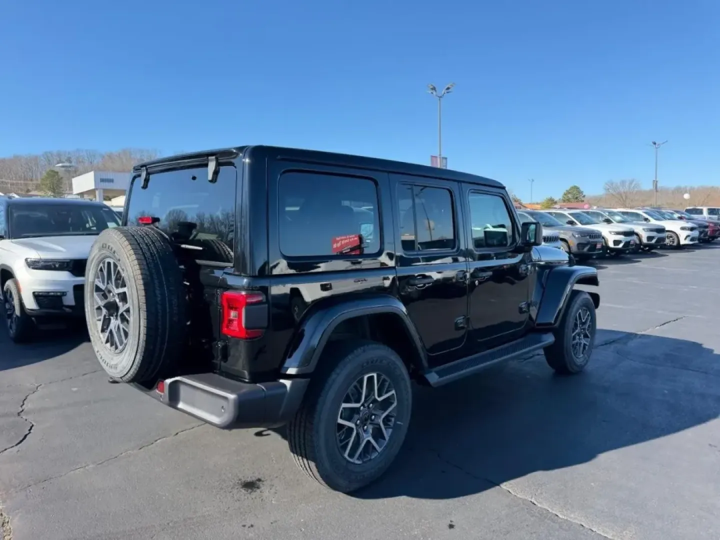 2026 /Black Leather Jeep Wrangler Sahara (1C4PJXEN1TW) with an 2.0L engine, 6M transmission, located at 970 Woodlawn Dr., Farmington, MO, 63640, (573) 431-7800, 37.825642, -90.468674 - **Adventure Awaits with the 2026 Jeep Wrangler Sahara Your Perfect Companion for Weekend Getaways!**<br /> <br /> Are you ready to elevate your outdoor adventures or simply enjoy a versatile, stylish vehicle for your everyday commute? Look no further than the 2026 Jeep Wrangler Sahara, now availabl - Photo#2