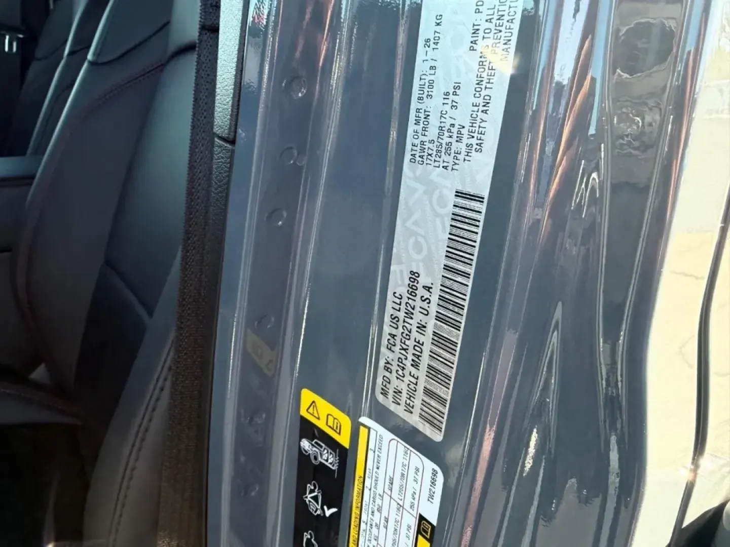 2026 /Black Leather Jeep Wrangler Rubicon (1C4PJXFG2TW) with an 3.6L V6 engine, 6M transmission, located at 970 Woodlawn Dr., Farmington, MO, 63640, (573) 431-7800, 37.825642, -90.468674 - **Unleash Your Adventurous Spirit with the 2026 Jeep Wrangler Rubicon!** <br /> <br /> Are you ready to embark on your next great adventure? Whether you're exploring the rugged backroads of the Ozarks or navigating through the bustling streets of Farmington, the 2026 Jeep Wrangler Rubicon is your tr - Photo#21