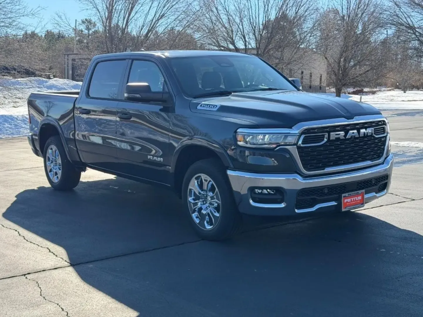 2026 /Diesel Gray/Black Cloth Ram 1500 Big Horn/Lone Star (1C6SRFFPXTN) with an 3.0L Straight 6 engine, 8A transmission, located at 970 Woodlawn Dr., Farmington, MO, 63640, (573) 431-7800, 37.825642, -90.468674 - If you're searching for a powerful and versatile truck that can handle everything from weekend adventures to daily commutes, look no further than this stunning 2026 Ram 1500 Big Horn/Lone Star, available now at Pettus CDJR Farmington. Perfectly positioned for those in need of a reliable workhorse, t - Photo#0