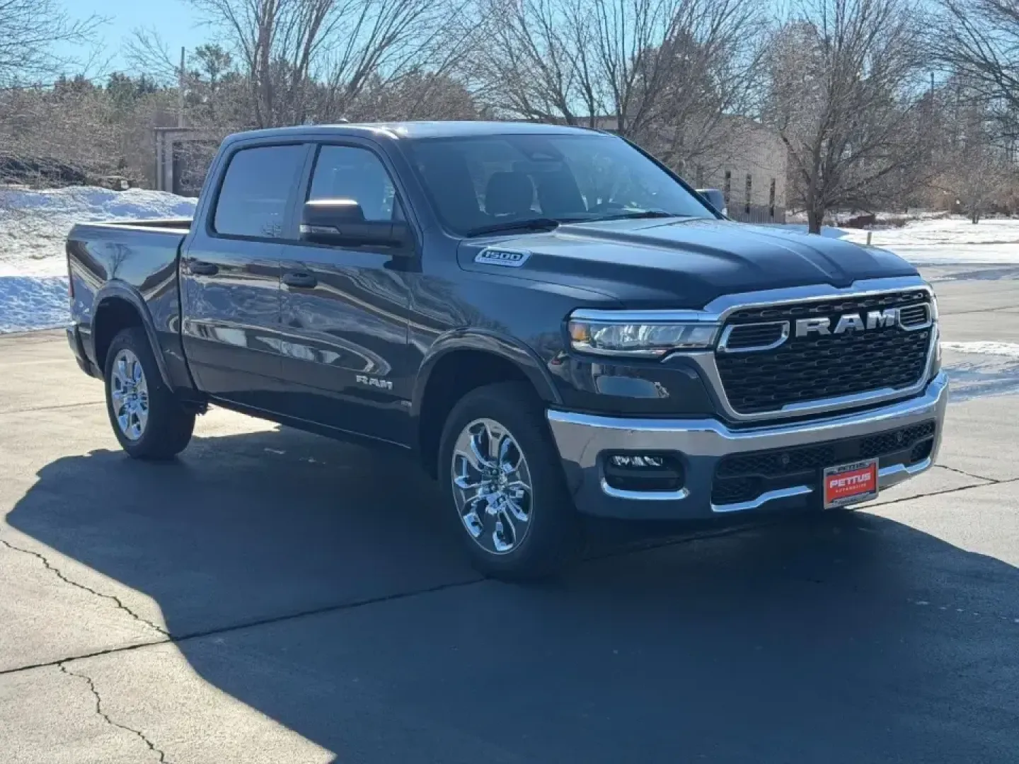 2026 /Diesel Gray/Black Cloth Ram 1500 Big Horn/Lone Star (1C6SRFFPXTN) with an 3.0L Straight 6 engine, 8A transmission, located at 970 Woodlawn Dr., Farmington, MO, 63640, (573) 431-7800, 37.825642, -90.468674 - If you're searching for a powerful and versatile truck that can handle everything from weekend adventures to daily commutes, look no further than this stunning 2026 Ram 1500 Big Horn/Lone Star, available now at Pettus CDJR Farmington. Perfectly positioned for those in need of a reliable workhorse, t - Photo#0