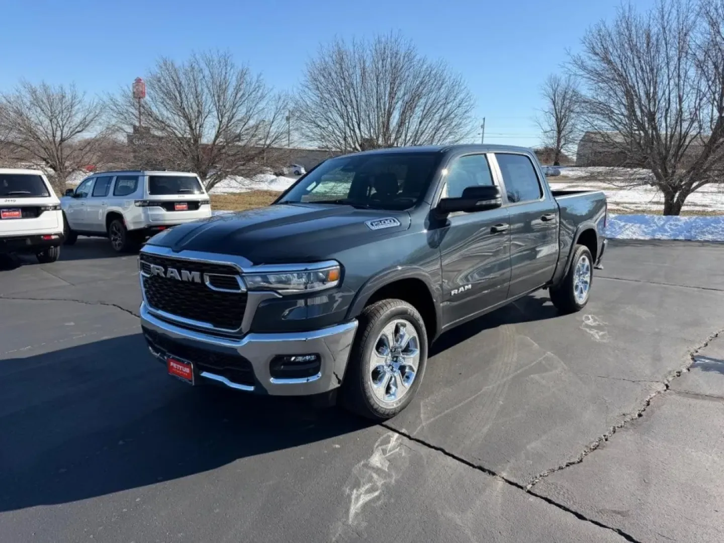 2026 /Diesel Gray/Black Cloth Ram 1500 Big Horn/Lone Star (1C6SRFFPXTN) with an 3.0L Straight 6 engine, 8A transmission, located at 970 Woodlawn Dr., Farmington, MO, 63640, (573) 431-7800, 37.825642, -90.468674 - If you're searching for a powerful and versatile truck that can handle everything from weekend adventures to daily commutes, look no further than this stunning 2026 Ram 1500 Big Horn/Lone Star, available now at Pettus CDJR Farmington. Perfectly positioned for those in need of a reliable workhorse, t - Photo#6