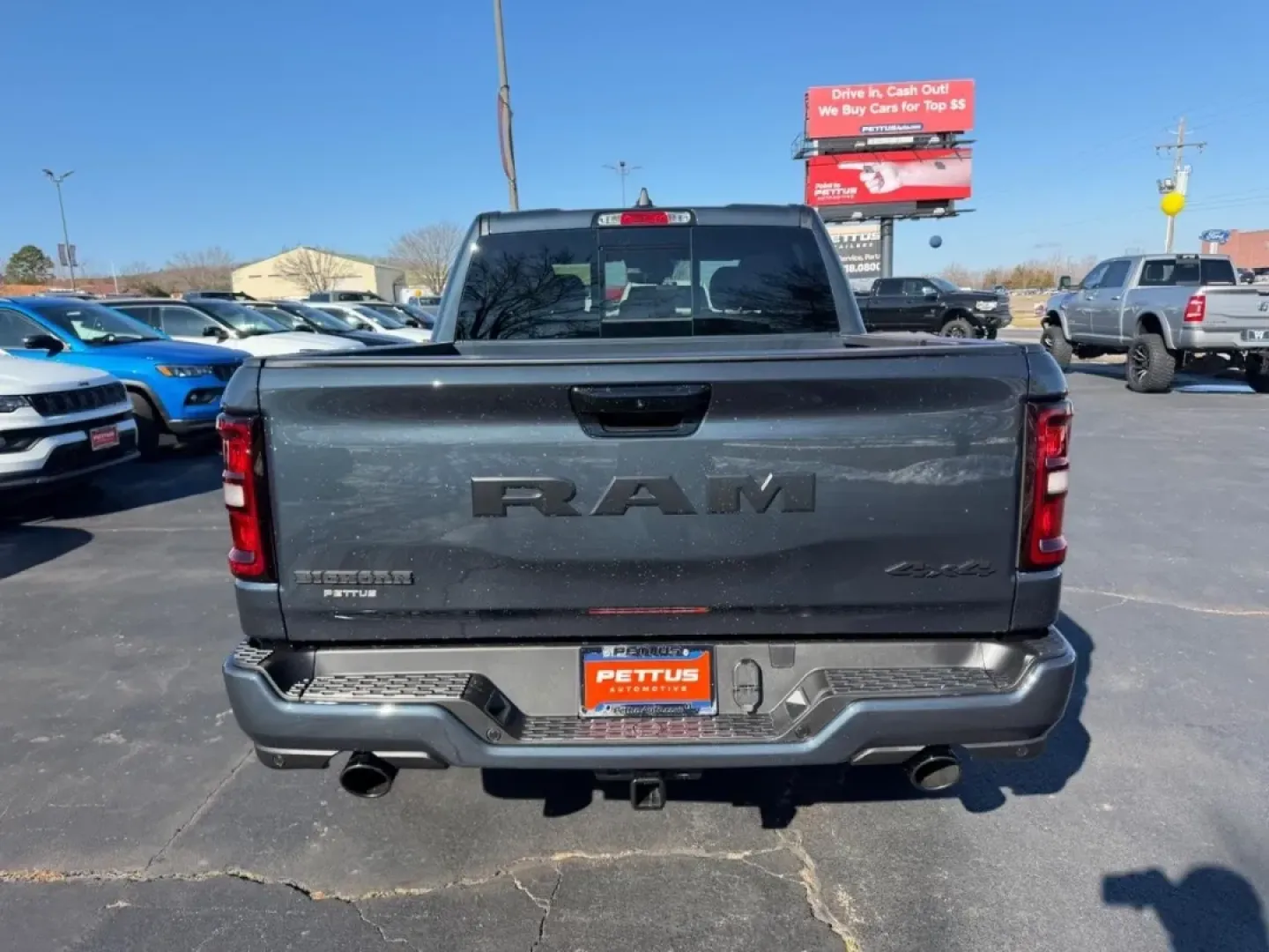 2026 /Diesel Gray/Black Cloth Ram 1500 Big Horn/Lone Star (1C6SRFFT7TN) with an 5.7L engine, 8A transmission, located at 970 Woodlawn Dr., Farmington, MO, 63640, (573) 431-7800, 37.825642, -90.468674 - **Elevate Your Adventures with the 2026 Ram 1500 Big Horn/Lone Star!**<br /> <br /> Are you in search of a vehicle that can handle both your daily commute and your weekend adventures? Look no further! The 2026 Ram 1500 Big Horn/Lone Star is the perfect blend of strength, modern tech, and comfort, de - Photo#3
