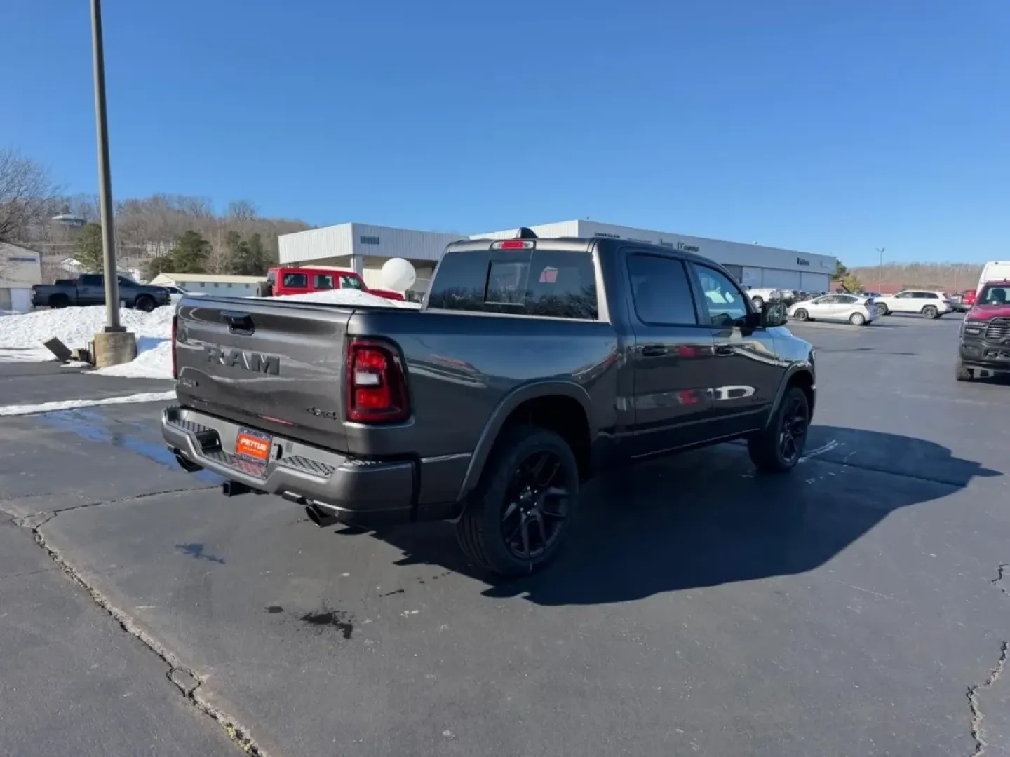 2026 /Black Leather Ram 1500 Laramie (1C6SRFJT9TN) with an 5.7L engine, Automatic transmission, located at 970 Woodlawn Dr., Farmington, MO, 63640, (573) 431-7800, 37.825642, -90.468674 - **Unleash Adventure with the 2026 Ram 1500 Laramie at Pettus CDJR Farmington!**<br /> <br /> Are you ready to elevate your lifestyle with a vehicle that embodies rugged sophistication and unmatched capability? Whether you're a weekend warrior planning your next adventure, a growing family seeking th - Photo#2