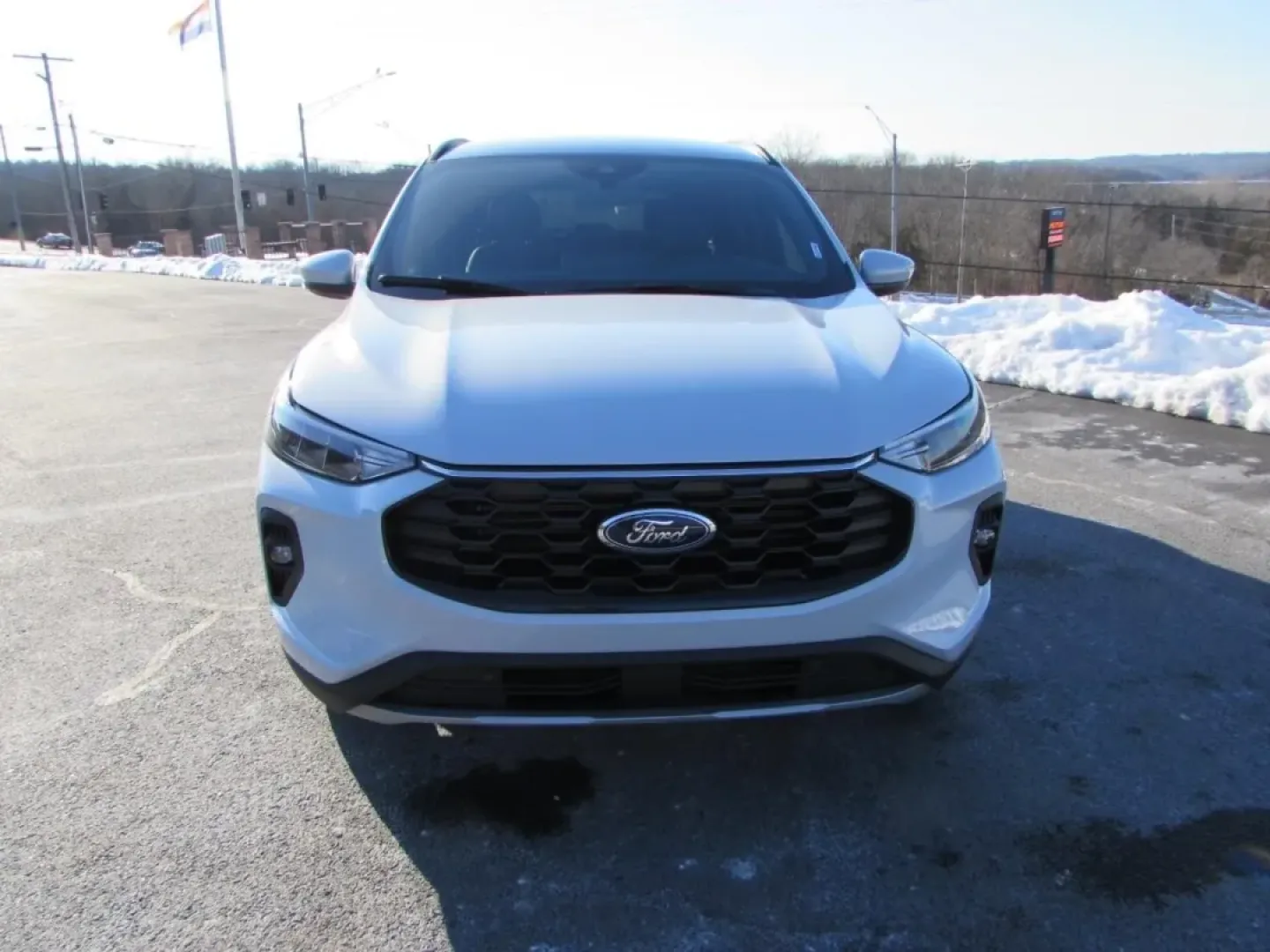 2026 /Ebony Ford Escape ST-Line Select (1FMCU9NA8TU) with an 2.0L engine, 8A transmission, located at 12836 Highway 21, De Soto, MO, 63020, (636) 337-7777, 38.151867, -90.575615 - Need a versatile SUV that can handle weekday commutes from De Soto to St. Louis, school drop-offs, and spontaneous weekend getaways to the Ozarks without feeling bulky? This 2026 Ford Escape ST-Line Select AWD is built for real life-easy to park, confident in changing Missouri weather, and comfortab - Photo#1