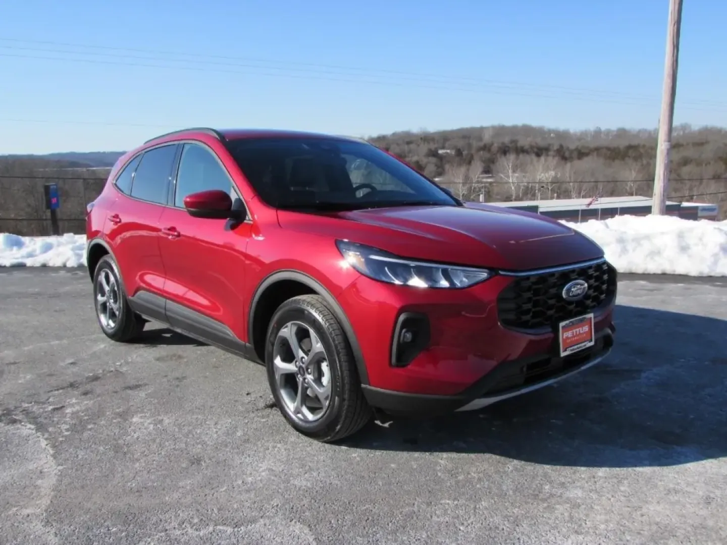 2026 /Ebony Ford Escape ST-Line Select (1FMCU9NZ1TU) with an 2.5L iVCT Atkinson Cycle I-4 Hybrid engine, CVT transmission, located at 12836 Highway 21, De Soto, MO, 63020, (636) 337-7777, 38.151867, -90.575615 - If your week is a mix of school drop-offs, I-55 commutes, and weekend getaways to the parks and backroads around Jefferson County, this 2026 Ford Escape Hybrid ST-Line Select is built for your real life. With All Wheel Drive confidence, hybrid efficiency, and a sporty ST-Line vibe, it's the kind of - Photo#0