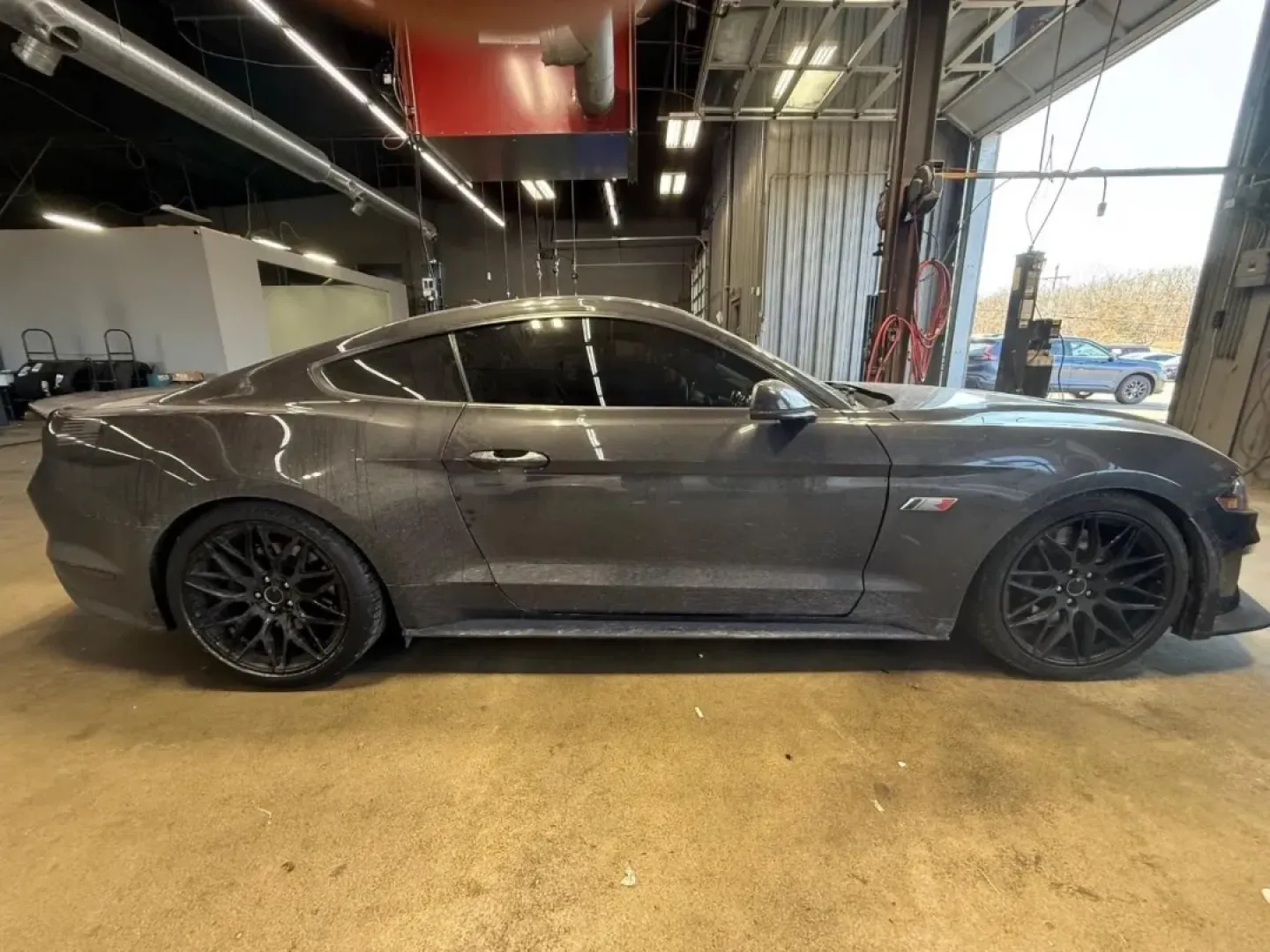 2022 /Ebony Ford Mustang GT Premium (1FA6P8CF5N5) with an 5.0L V8 DOHC 32V engine, Manual transmission, located at 12836 Highway 21, De Soto, MO, 63020, (636) 337-7777, 38.151867, -90.575615 - Picture your next weekend escape: a scenic blast down MO-21 toward the rolling hills outside De Soto, a quick stop for coffee near Main Street, then an open stretch of highway where the soundtrack is pure V8. This **2022 Ford Mustang Coupe** is built for drivers who want a true performance lifestyle - Photo#1