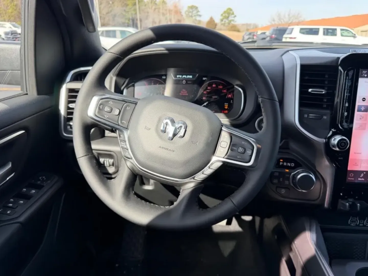 2026 /Diesel Gray/Black Cloth Ram 1500 Big Horn/Lone Star (1C6SRFFT0TN) with an 5.7L engine, 8A transmission, located at 970 Woodlawn Dr., Farmington, MO, 63640, (573) 431-7800, 37.825642, -90.468674 - Built for real life in Southeast Missouri-whether you're towing the boat to Lake Wappapello, hauling supplies for a weekend project, or stacking up highway miles on US67-this 2026 Ram 1500 Big Horn/Lone Star delivers the kind of confident comfort and muscle that makes every day feel easier. With jus - Photo#10