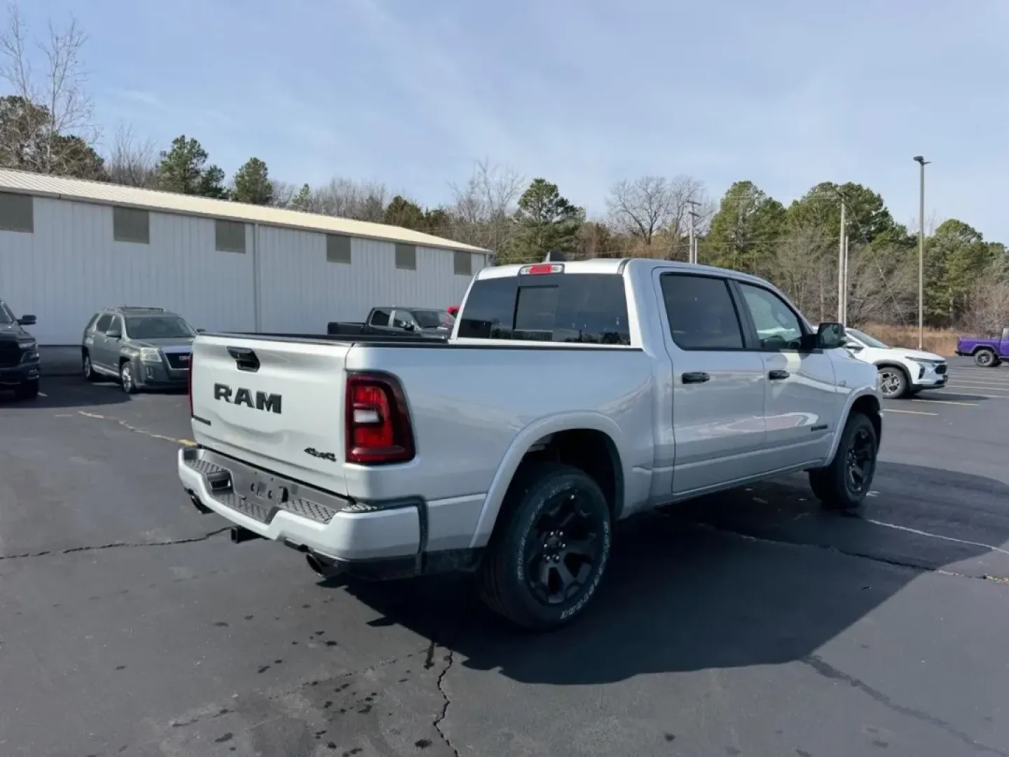 2026 /Diesel Gray/Black Cloth Ram 1500 Big Horn/Lone Star (1C6SRFFT0TN) with an 5.7L engine, 8A transmission, located at 970 Woodlawn Dr., Farmington, MO, 63640, (573) 431-7800, 37.825642, -90.468674 - Built for real life in Southeast Missouri-whether you're towing the boat to Lake Wappapello, hauling supplies for a weekend project, or stacking up highway miles on US67-this 2026 Ram 1500 Big Horn/Lone Star delivers the kind of confident comfort and muscle that makes every day feel easier. With jus - Photo#2