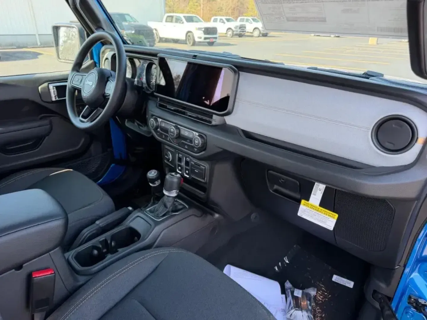 2026 /Black Cloth Jeep Wrangler Sport (1C4PJXAN5TW) with an 2.0L engine, 6M transmission, located at 970 Woodlawn Dr., Farmington, MO, 63640, (573) 431-7800, 37.825642, -90.468674 - Weekend trails, lake days, and winter-weather confidence all start with the right SUV-and this **2026 Jeep Wrangler Sport 4x4** is built for the Farmington lifestyle. Whether you're packing up for a quick escape to **St. Joe State Park**, heading out toward **Flat River** for fishing, or just commut - Photo#9