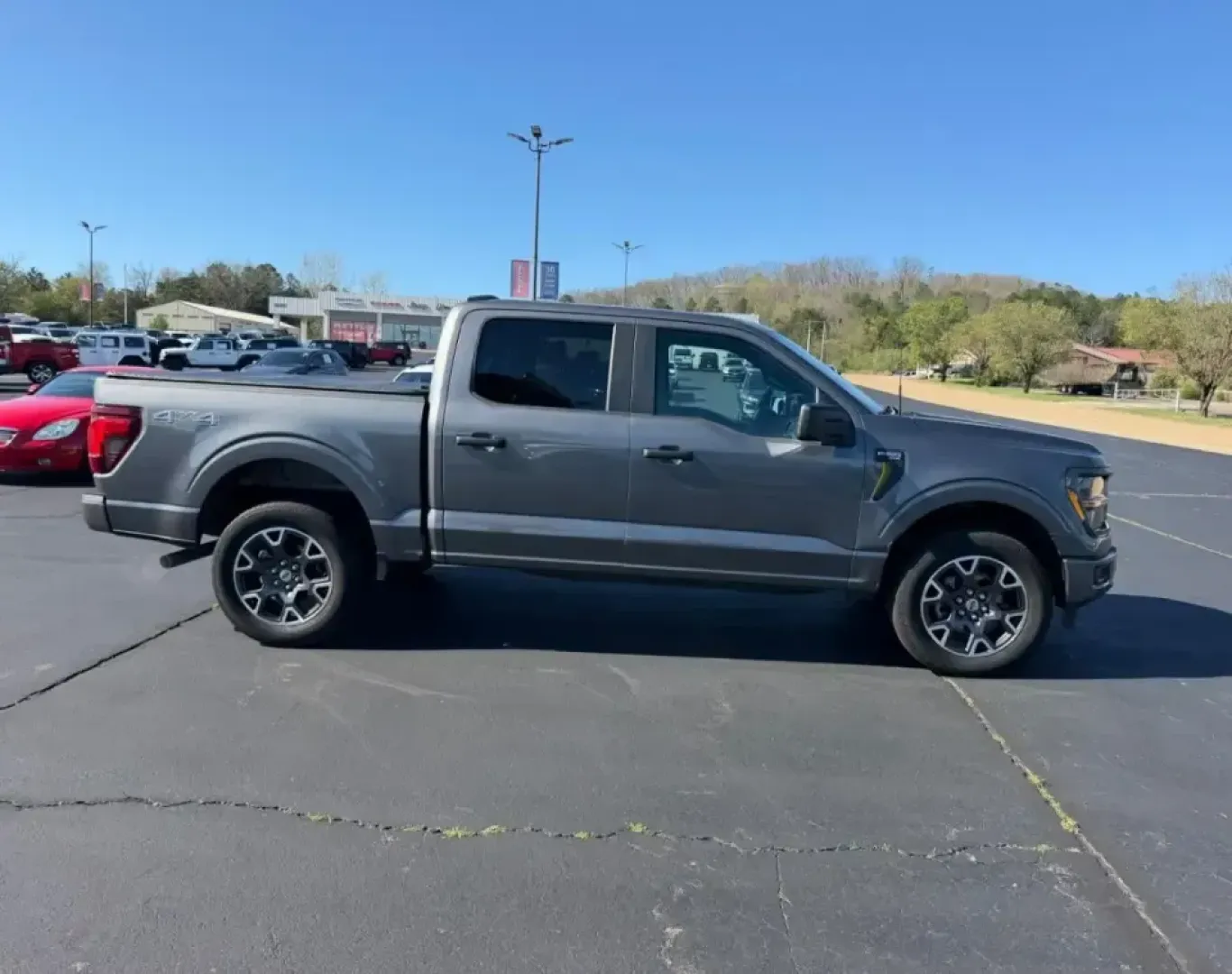 2024 /Black Leather Ford F-150 STX (1FTEW2LP6RK) with an 2.7L V6 EcoBoost engine, Automatic transmission, located at 970 Woodlawn Dr., Farmington, MO, 63640, (573) 431-7800, 37.825642, -90.468674 - Whether your weekends revolve around hauling a camper to St. Joe State Park, tackling home projects in the Park HillsLeadington area, or commuting down US-67 with confidence in all seasons, this 2024 Ford F-150 STX is built for the way Southeast Missouri actually drives. With rugged capability, smar - Photo#2