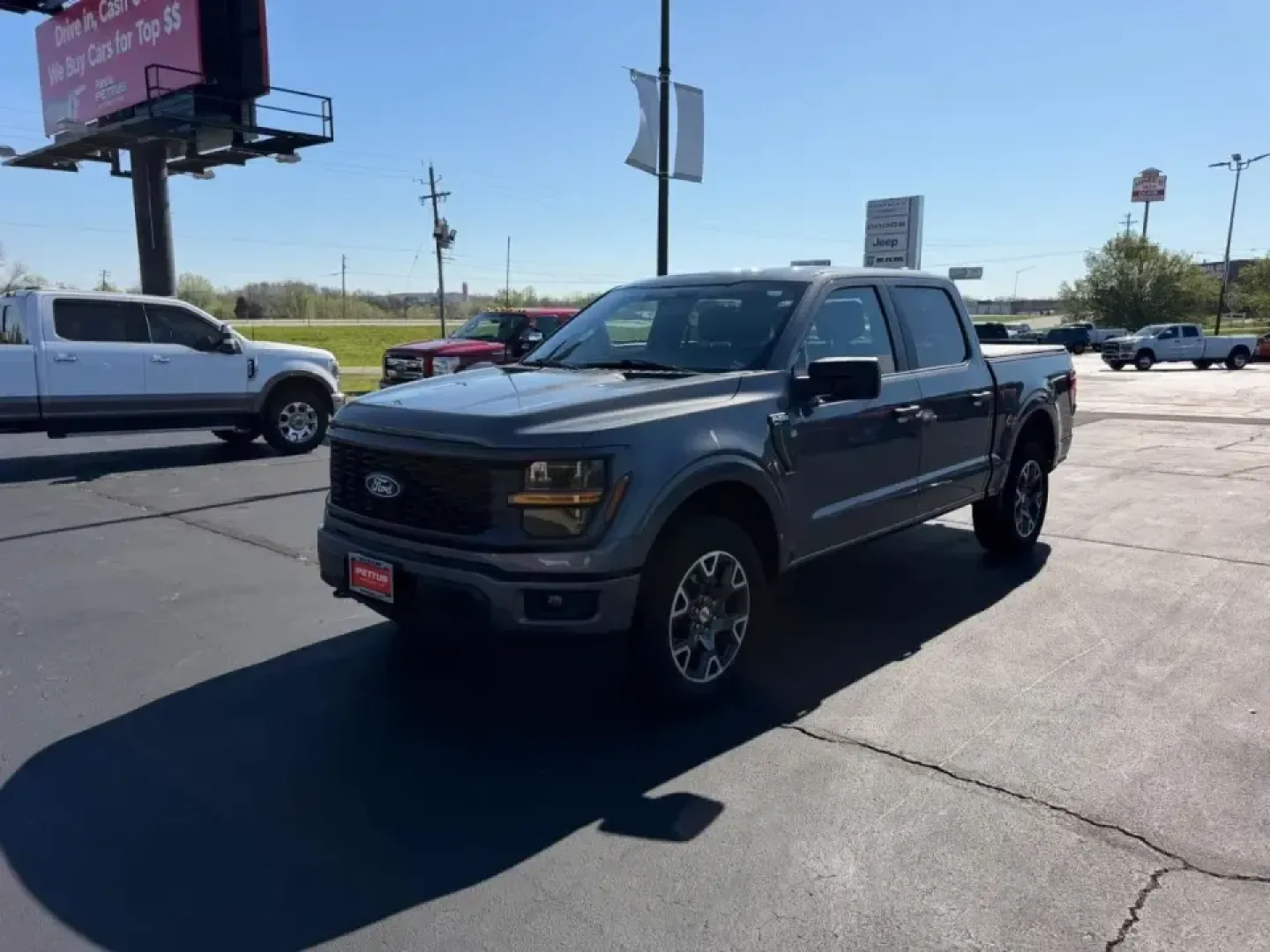 2024 /Black Leather Ford F-150 STX (1FTEW2LP6RK) with an 2.7L V6 EcoBoost engine, Automatic transmission, located at 970 Woodlawn Dr., Farmington, MO, 63640, (573) 431-7800, 37.825642, -90.468674 - Whether your weekends revolve around hauling a camper to St. Joe State Park, tackling home projects in the Park HillsLeadington area, or commuting down US-67 with confidence in all seasons, this 2024 Ford F-150 STX is built for the way Southeast Missouri actually drives. With rugged capability, smar - Photo#7