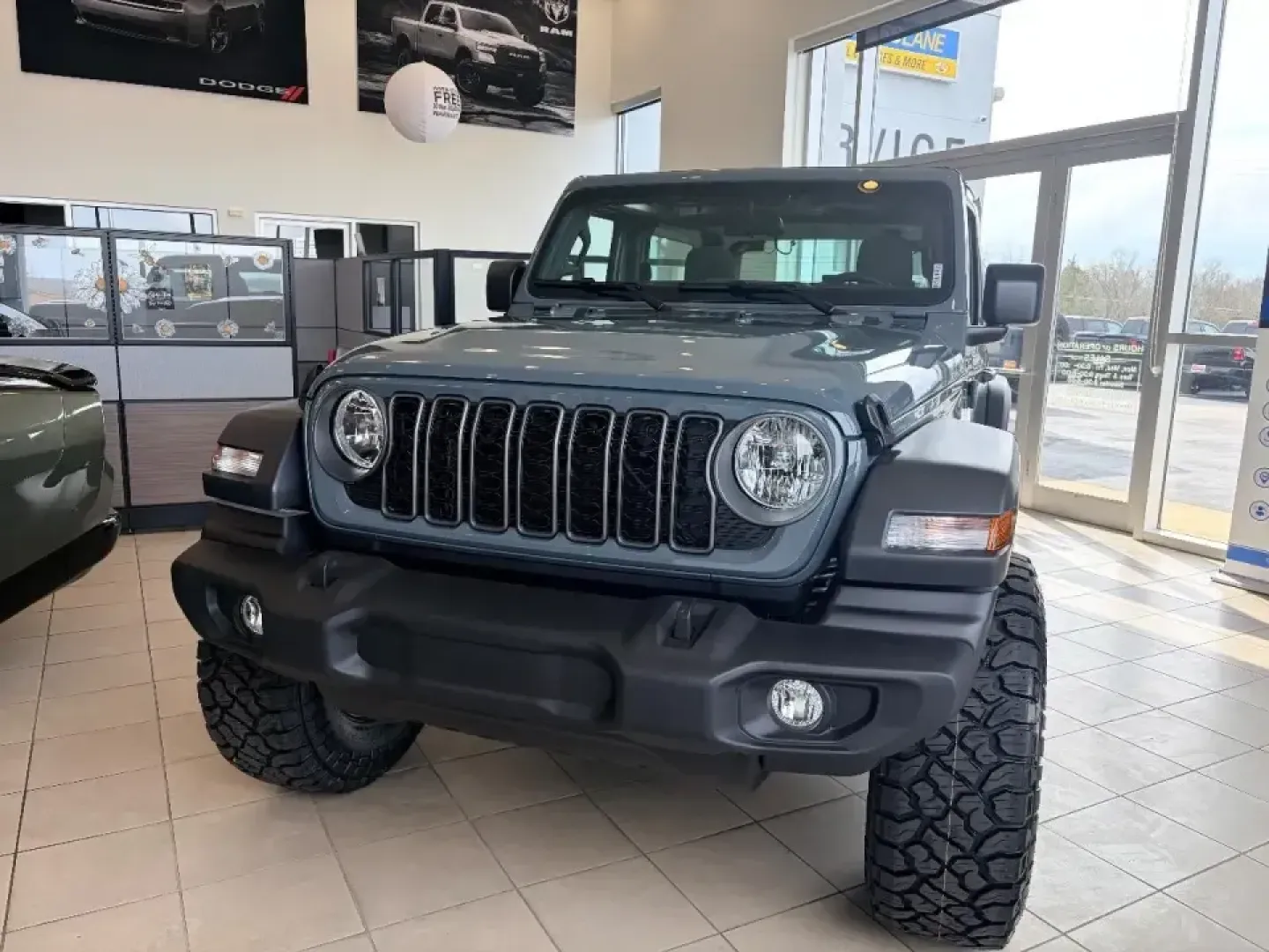 2026 /Black Jeep Wrangler Sport (1C4PJXAN7TW) with an 2.0L L4 DOHC 16V TURBO engine, 6M transmission, located at 12830 Highway 21, De Soto, MO, 63020, (636) 337-7777, 38.153099, -90.573624 - Weekend trail runs, sunny top-down drives, and confident winter commuting in Jefferson County all call for one thing: a Wrangler that's ready to do it all. This **2026 Jeep Wrangler Sport** in standout **Anvil** is the kind of SUV that fits real life in and around **De Soto, Missouri**-whether you'r - Photo#20