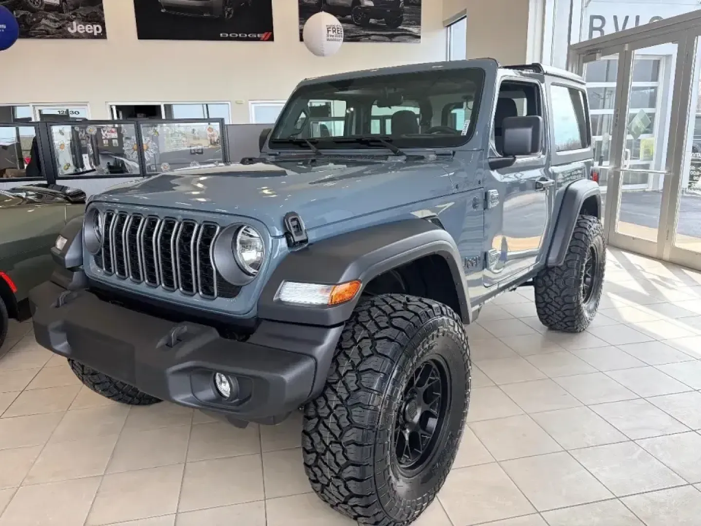 2026 /Black Jeep Wrangler Sport (1C4PJXAN7TW) with an 2.0L L4 DOHC 16V TURBO engine, 6M transmission, located at 12830 Highway 21, De Soto, MO, 63020, (636) 337-7777, 38.153099, -90.573624 - Weekend trail runs, sunny top-down drives, and confident winter commuting in Jefferson County all call for one thing: a Wrangler that's ready to do it all. This **2026 Jeep Wrangler Sport** in standout **Anvil** is the kind of SUV that fits real life in and around **De Soto, Missouri**-whether you'r - Photo#21