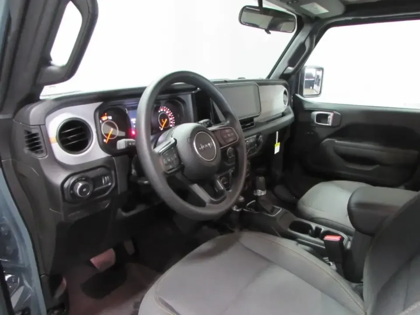 2026 /Black Jeep Wrangler Sport (1C4PJXAN7TW) with an 2.0L L4 DOHC 16V TURBO engine, 6M transmission, located at 12830 Highway 21, De Soto, MO, 63020, (636) 337-7777, 38.153099, -90.573624 - Weekend trail runs, sunny top-down drives, and confident winter commuting in Jefferson County all call for one thing: a Wrangler that's ready to do it all. This **2026 Jeep Wrangler Sport** in standout **Anvil** is the kind of SUV that fits real life in and around **De Soto, Missouri**-whether you'r - Photo#4