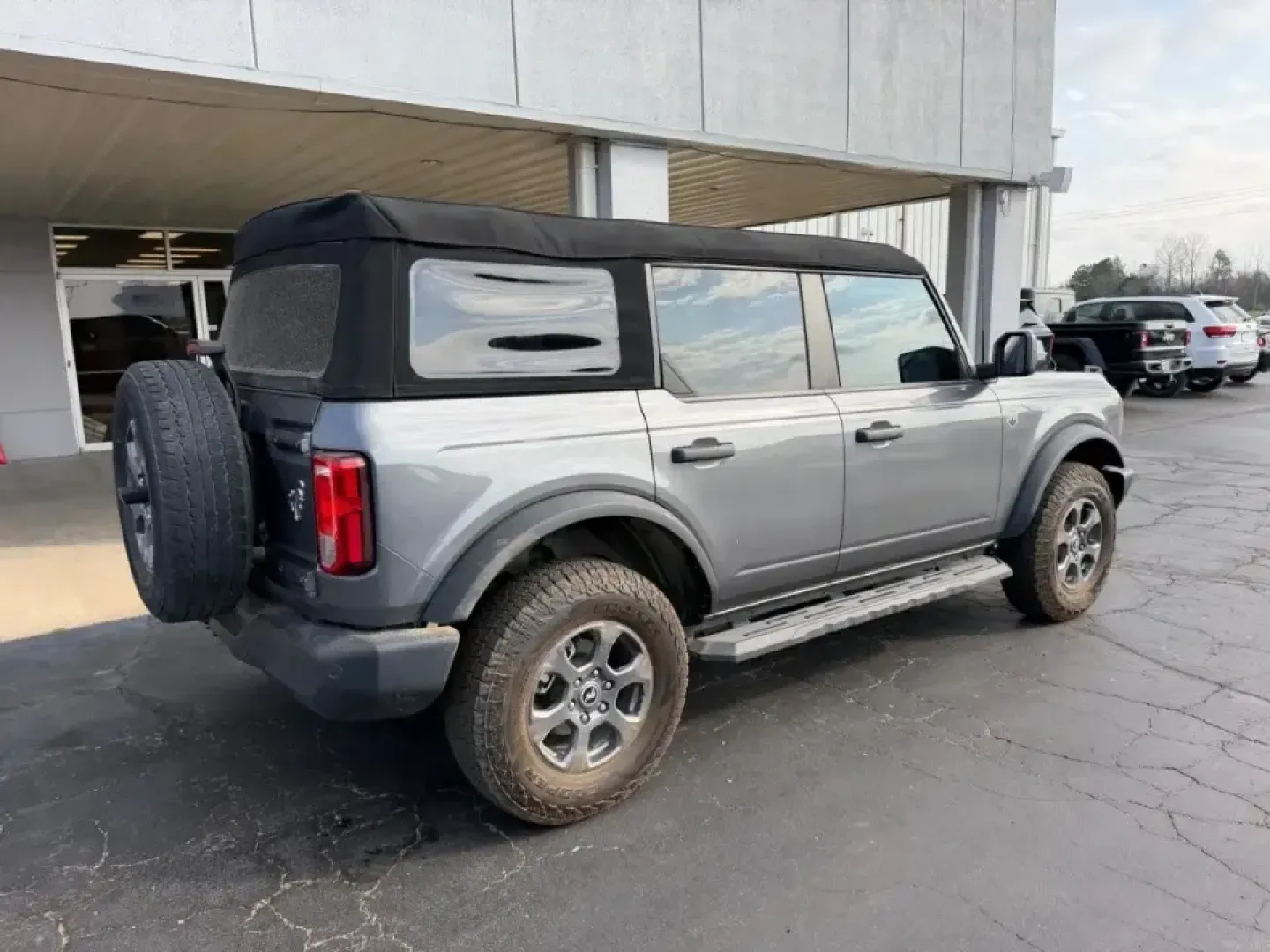 2023 /Dark Gray w/Black Onyx Cloth Ford Bronco Big Bend (1FMDE5BH9PL) with an 2.3L EcoBoost I-4 engine, 7M transmission, located at 141 Commercial Dr, Fredericktown, MO, 63645, (573) 783-6432, 37.570087, -90.320648 - Ready for weekend adventures in the Ozarks, scenic drives down Highway 67, or a confident daily commute through Madison County? This 2023 Ford Bronco Base 4-Door is built for the lifestyle that doesn't stay on the pavement-yet still wants comfort, modern safety, and real-world efficiency. With its i - Photo#2