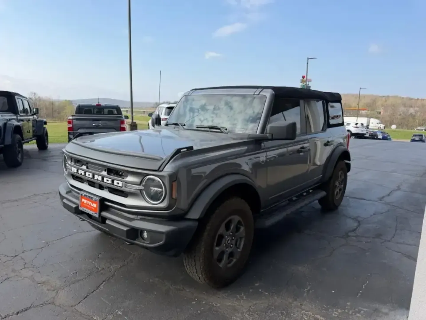 2023 /Dark Gray w/Black Onyx Cloth Ford Bronco Big Bend (1FMDE5BH9PL) with an 2.3L EcoBoost I-4 engine, 7M transmission, located at 141 Commercial Dr, Fredericktown, MO, 63645, (573) 783-6432, 37.570087, -90.320648 - Ready for weekend adventures in the Ozarks, scenic drives down Highway 67, or a confident daily commute through Madison County? This 2023 Ford Bronco Base 4-Door is built for the lifestyle that doesn't stay on the pavement-yet still wants comfort, modern safety, and real-world efficiency. With its i - Photo#6