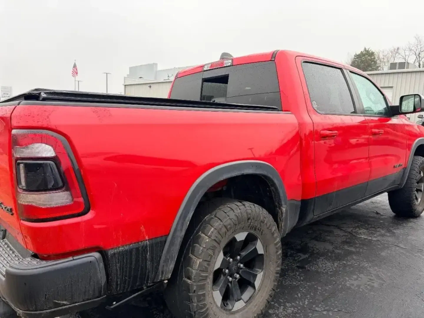 2019 /Black Ram 1500 Rebel (1C6SRFLT2KN) with an 5.7L V8 OHV 16V engine, 8A transmission, located at 12830 Highway 21, De Soto, MO, 63020, (636) 337-7777, 38.153099, -90.573624 - Built for Lake Tishomingo weekends, worksite weekdays, and everything in between, this red 2019 Ram 1500 Rebel is the kind of truck that fits real Missouri life-whether you're hauling gear for a camping trip, commuting up Highway 21, or loading up the crew for a Cardinals game day drive toward St. L - Photo#3