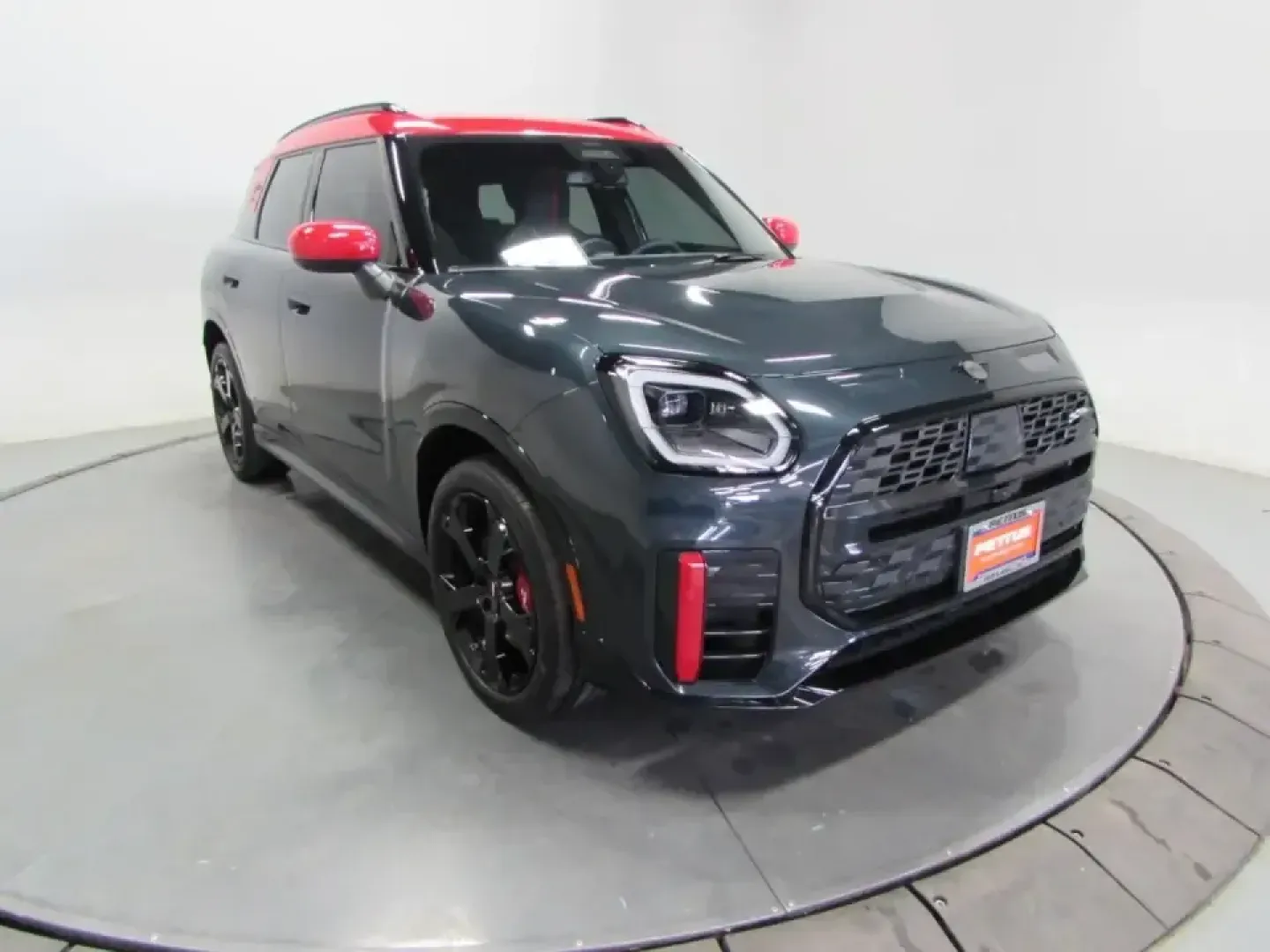 2025 /Black Mini John Cooper Works Countryman Iconic (WMZ33GA00S7) with an 1.6L L4 DOHC 16V TURBO engine, Automated Manual Transmission (AMT) transmission, located at 12830 Highway 21, De Soto, MO, 63020, (636) 337-7777, 38.153099, -90.573624 - Need one SUV that can handle weekday commutes from De Soto to St. Louis, carve up Highway 21 with confidence, and still feel fun for weekend getaways? This 2025 MINI Countryman John Cooper Works brings a spirited, road-trip-ready personality to everyday life-perfect for drivers who want premium perf - Photo#0