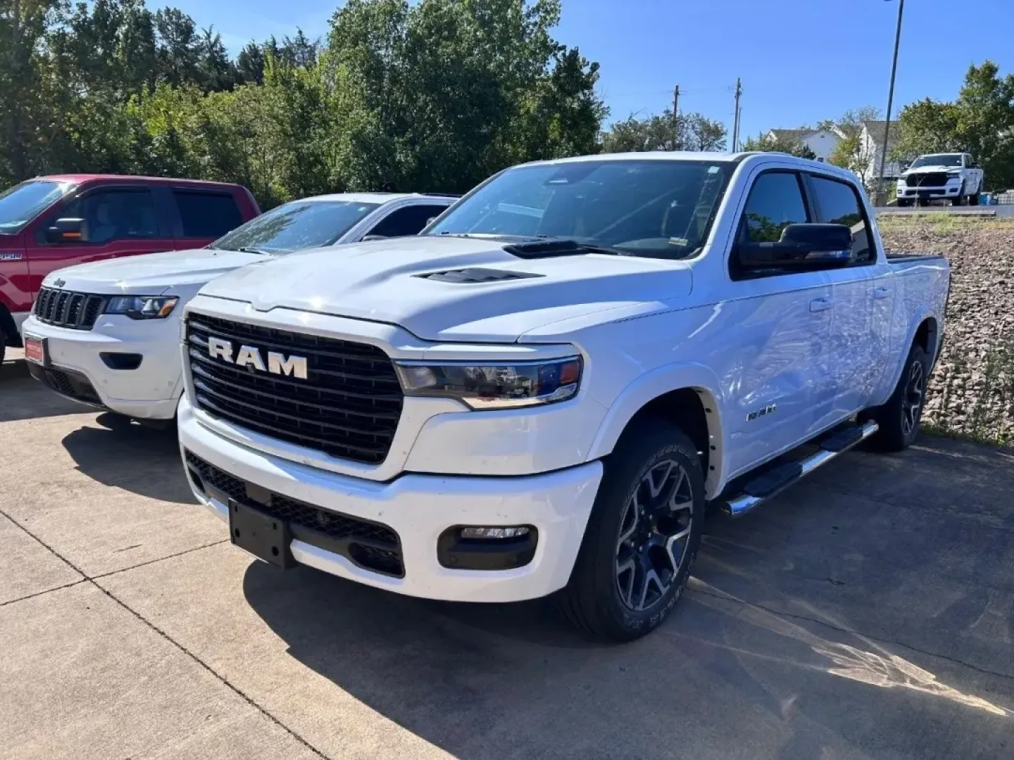 2025 Ram 1500 Laramie (1C6SRFJPXSN) with an 3.0L I6 Hurricane SO Twin Turbo ESS engine, Automatic transmission, located at 970 Woodlawn Dr., Farmington, MO, 63640, (573) 431-7800, 37.825642, -90.468674 - ### Elevate Your Adventures with the 2025 Ram 1500 at Pettus CDJR Farmington<br /> <br /> Are you ready to take your weekend adventures to the next level? Look no further than this stunning 2025 Ram 1500, available now at Pettus CDJR Farmington! With its rugged capability and luxurious features, thi - Photo#0