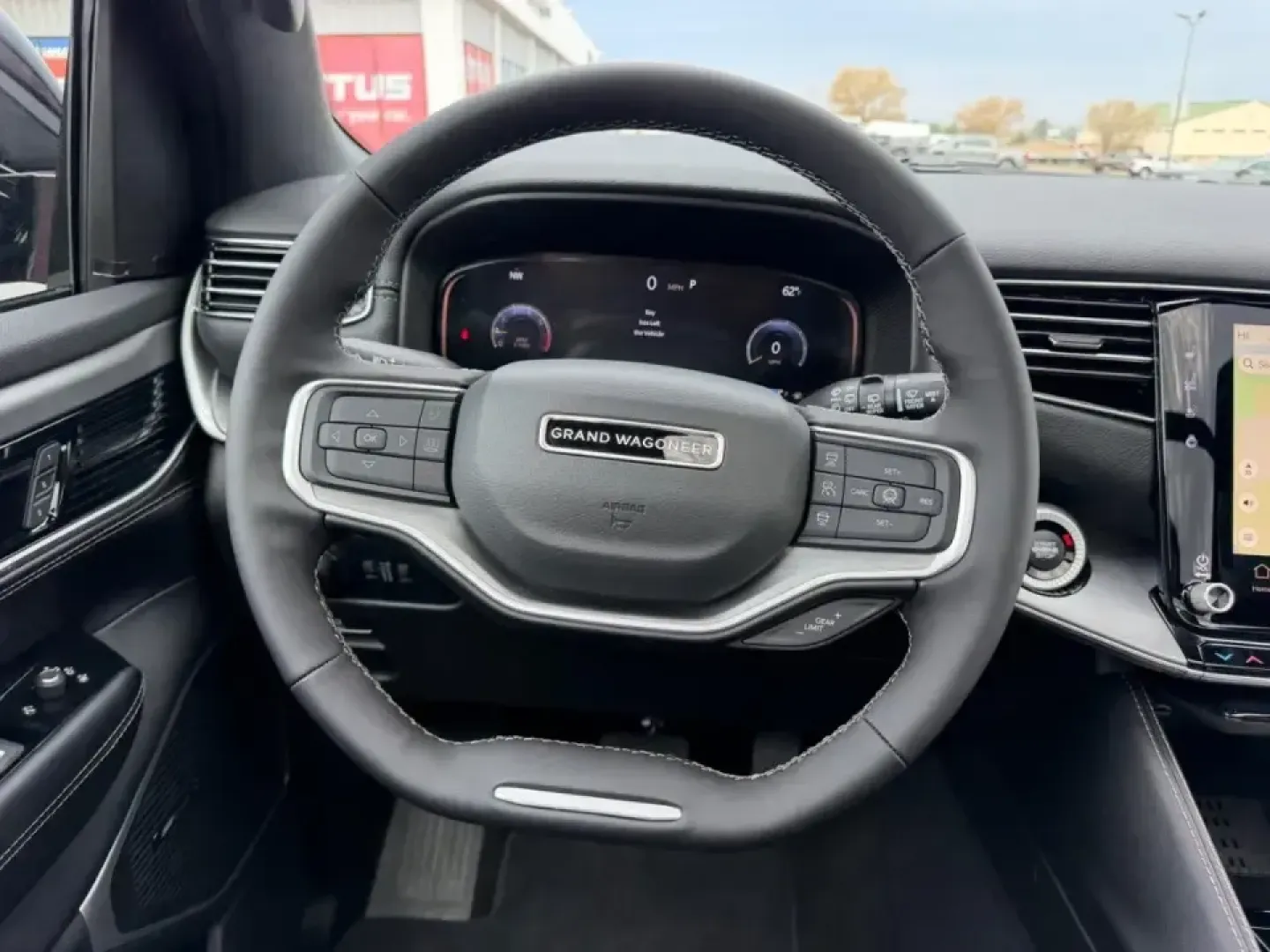 2026 /Global Black Leather Jeep Grand Wagoneer Base 4WD (1C4SJVAP5TS) with an 3.0L I6 Hurricane SO Twin Turbo ESS engine, 8A transmission, located at 970 Woodlawn Dr., Farmington, MO, 63640, (573) 431-7800, 37.825642, -90.468674 - Load up the family, the friends, and all the gear-this 2026 Jeep Grand Wagoneer Base 4WD is built for big weekends, long road trips, and everyday comfort when your schedule doesn't slow down. With just 25 miles, it delivers that nearly-new feel with the capability and presence you want for everythin - Photo#14