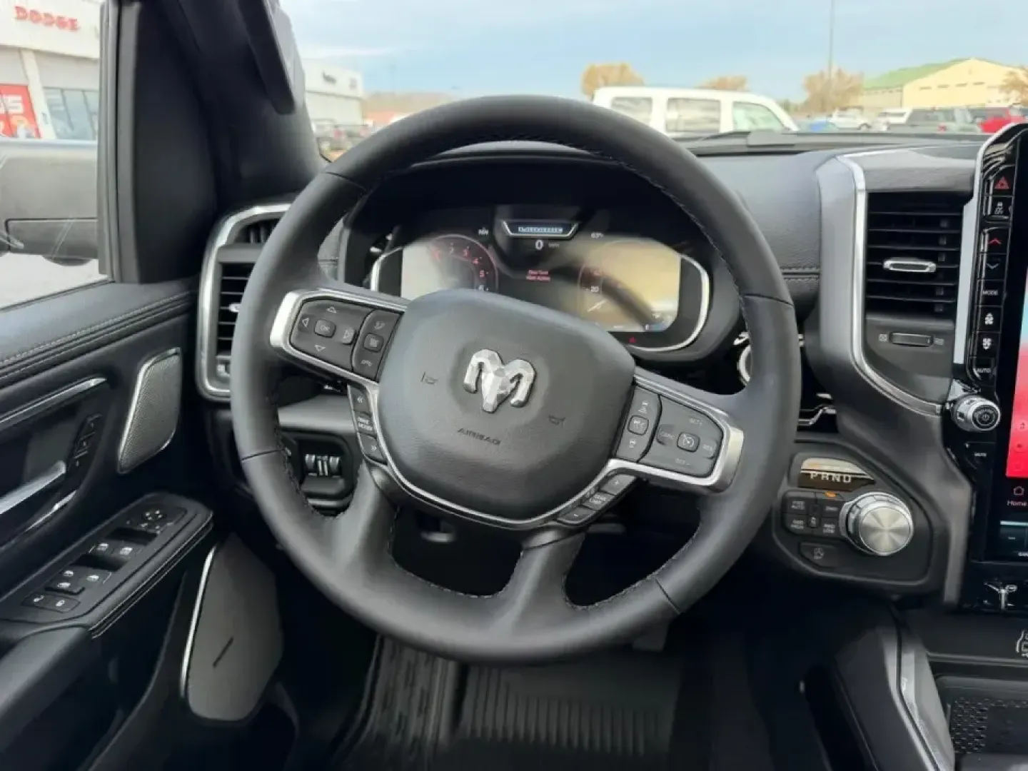 2026 /Black Leather Ram 1500 Laramie (1C6SRFJT9TN) with an 5.7L engine, Automatic transmission, located at 970 Woodlawn Dr., Farmington, MO, 63640, (573) 431-7800, 37.825642, -90.468674 - Weekend lake runs to St. Joe State Park, hauling gear for a campsite at Silver Mines, or simply making your daily commute down US-67 feel effortless-this truck is built for real Missouri life. If you want a refined pickup that can handle Farmington backroads, jobsite duty, and family comfort in one - Photo#11