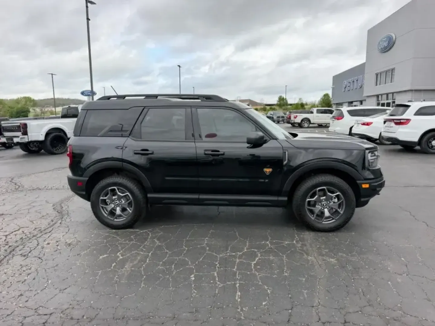 2023 /Ebony/Roast Leather Ford Bronco Sport Badlands (3FMCR9D90PR) with an 2.0L EcoBoost engine, Automatic transmission, located at 141 Commercial Dr, Fredericktown, MO, 63645, (573) 783-6432, 37.570087, -90.320648 - Weekend trails at St. Joe State Park, a quick run down US-67, or an everyday commute through Madison County-this 2023 Ford Bronco Sport Badlands is built for drivers who want one SUV that can handle real-life Missouri miles and still feel ready for the next adventure. If your lifestyle includes camp - Photo#1