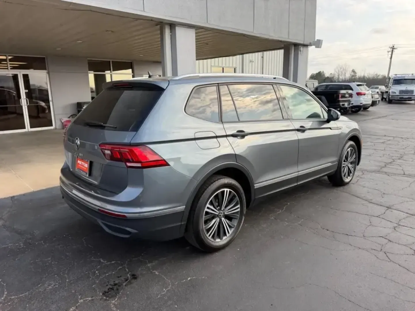 2024 /Titan Black w/Orange Leather Volkswagen Tiguan 2.0T Wolfsburg Edition (3VV6B7AX6RM) with an 2.0L TSI DOHC 16-Valve Turbocharged 4-Cyl engine, Automatic transmission, located at 141 Commercial Dr, Fredericktown, MO, 63645, (573) 783-6432, 37.570087, -90.320648 - Need one SUV that can handle the weekday school-and-work shuffle and still feel ready for a weekend escape down Highway 67? This **2024 Volkswagen Tiguan Wolfsburg Edition** is built for real life in Southeast Missouri-comfortable for long commutes, easy to park around town, and roomy enough for roa - Photo#2
