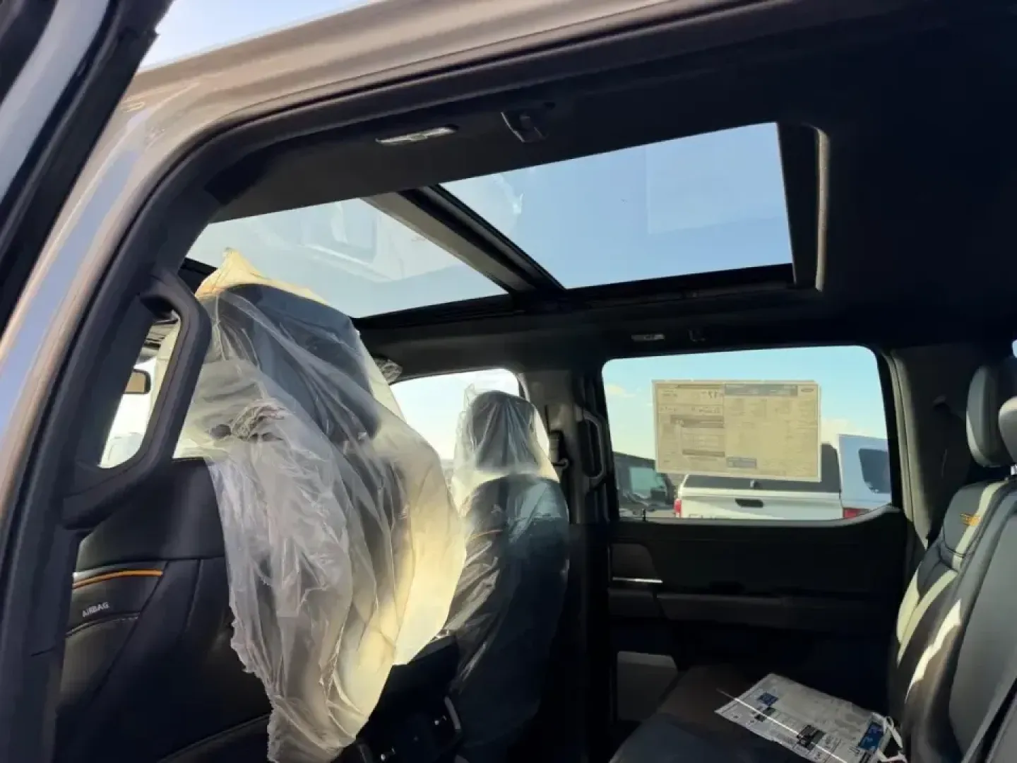 2026 /Black Leather Ford F-150 Tremor (1FTFW4L50TF) with an 5.0L engine, Automatic transmission, located at 141 Commercial Dr, Fredericktown, MO, 63645, (573) 783-6432, 37.570087, -90.320648 - Ready for weekend trail runs in the St. Francois Mountains, a confident tow rig for lake days, and a comfortable daily driver for the commute down US-67? This 2026 Ford F-150 Tremor is built for Missouri life-where work, family, and adventure all share the same calendar. With just 17 miles on the od - Photo#9