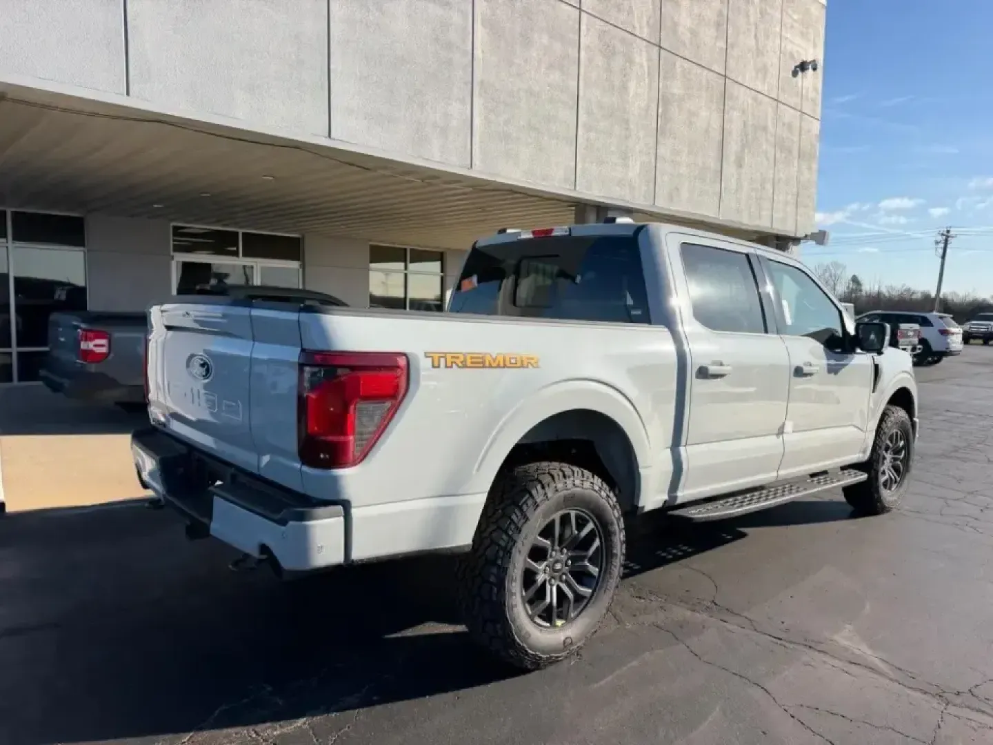 2026 /Black Leather Ford F-150 Tremor (1FTFW4L50TF) with an 5.0L engine, Automatic transmission, located at 141 Commercial Dr, Fredericktown, MO, 63645, (573) 783-6432, 37.570087, -90.320648 - Ready for weekend trail runs in the St. Francois Mountains, a confident tow rig for lake days, and a comfortable daily driver for the commute down US-67? This 2026 Ford F-150 Tremor is built for Missouri life-where work, family, and adventure all share the same calendar. With just 17 miles on the od - Photo#2