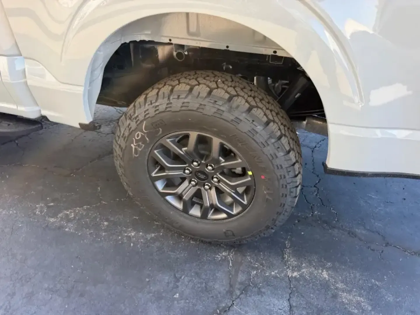 2026 /Black Leather Ford F-150 Tremor (1FTFW4L50TF) with an 5.0L engine, Automatic transmission, located at 141 Commercial Dr, Fredericktown, MO, 63645, (573) 783-6432, 37.570087, -90.320648 - Ready for weekend trail runs in the St. Francois Mountains, a confident tow rig for lake days, and a comfortable daily driver for the commute down US-67? This 2026 Ford F-150 Tremor is built for Missouri life-where work, family, and adventure all share the same calendar. With just 17 miles on the od - Photo#5
