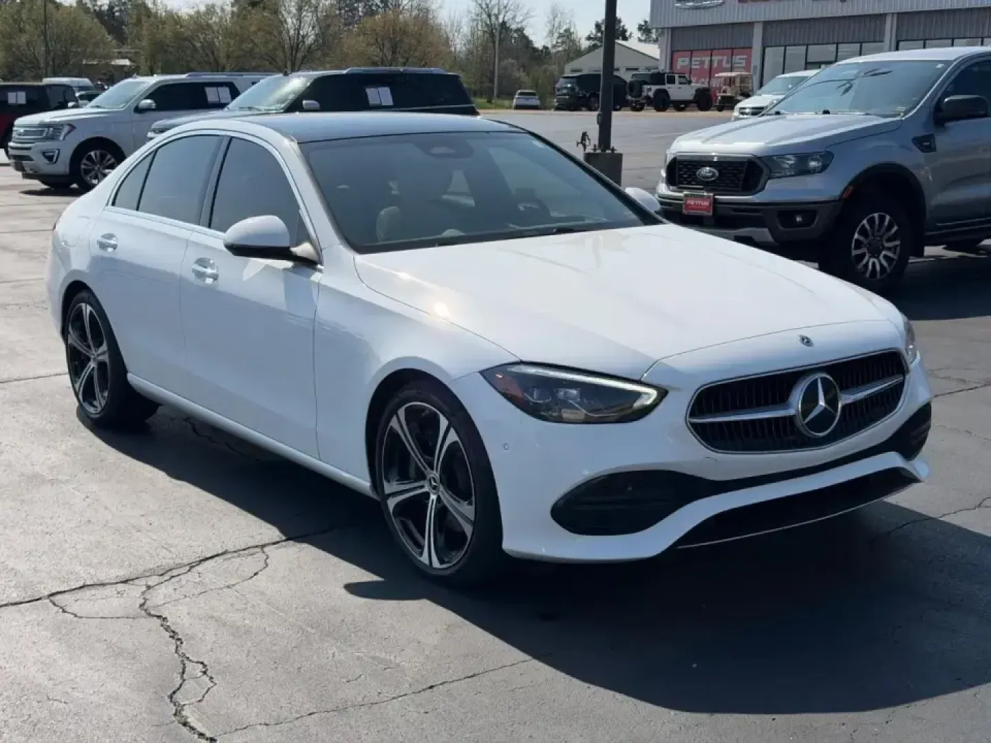 2025 /AMG Neva Grey Leather Mercedes-Benz C-Class C 300 4MATIC (W1KAF4HB4SR) with an 2.0L Turbo I4 engine, Automatic transmission, located at 970 Woodlawn Dr., Farmington, MO, 63640, (573) 431-7800, 37.825642, -90.468674 - Make every day feel like an upgrade-whether you're gliding to work on US-67, meeting friends near Downtown Farmington, or planning a comfortable weekend escape toward St. Joe State Park. This 2025 Mercedes-Benz C-Class C 300 4MATIC sedan blends luxury, confidence, and real-world practicality, making - Photo#0
