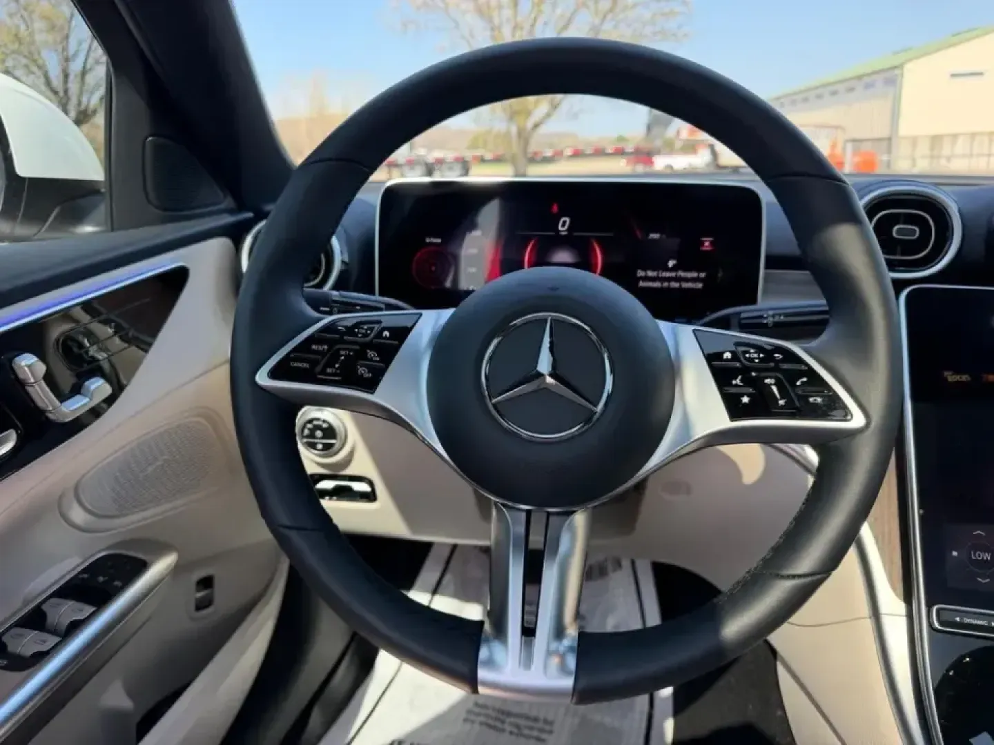 2025 /AMG Neva Grey Leather Mercedes-Benz C-Class C 300 4MATIC (W1KAF4HB4SR) with an 2.0L Turbo I4 engine, Automatic transmission, located at 970 Woodlawn Dr., Farmington, MO, 63640, (573) 431-7800, 37.825642, -90.468674 - Make every day feel like an upgrade-whether you're gliding to work on US-67, meeting friends near Downtown Farmington, or planning a comfortable weekend escape toward St. Joe State Park. This 2025 Mercedes-Benz C-Class C 300 4MATIC sedan blends luxury, confidence, and real-world practicality, making - Photo#12