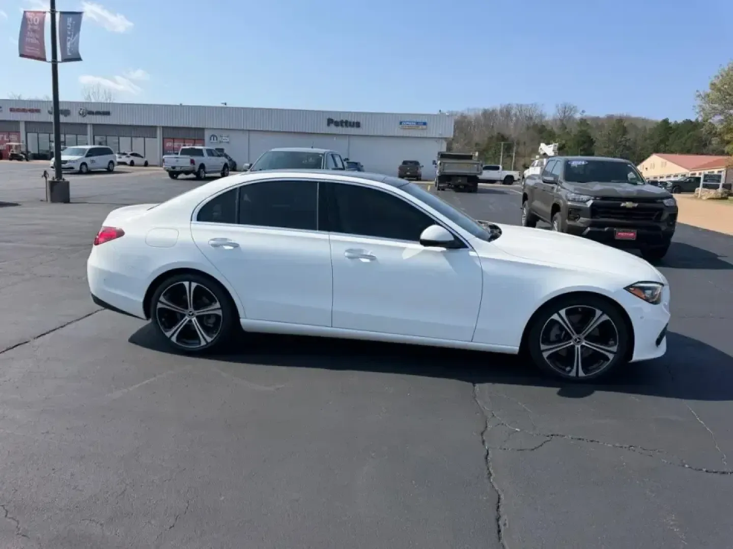 2025 /AMG Neva Grey Leather Mercedes-Benz C-Class C 300 4MATIC (W1KAF4HB4SR) with an 2.0L Turbo I4 engine, Automatic transmission, located at 970 Woodlawn Dr., Farmington, MO, 63640, (573) 431-7800, 37.825642, -90.468674 - Make every day feel like an upgrade-whether you're gliding to work on US-67, meeting friends near Downtown Farmington, or planning a comfortable weekend escape toward St. Joe State Park. This 2025 Mercedes-Benz C-Class C 300 4MATIC sedan blends luxury, confidence, and real-world practicality, making - Photo#1